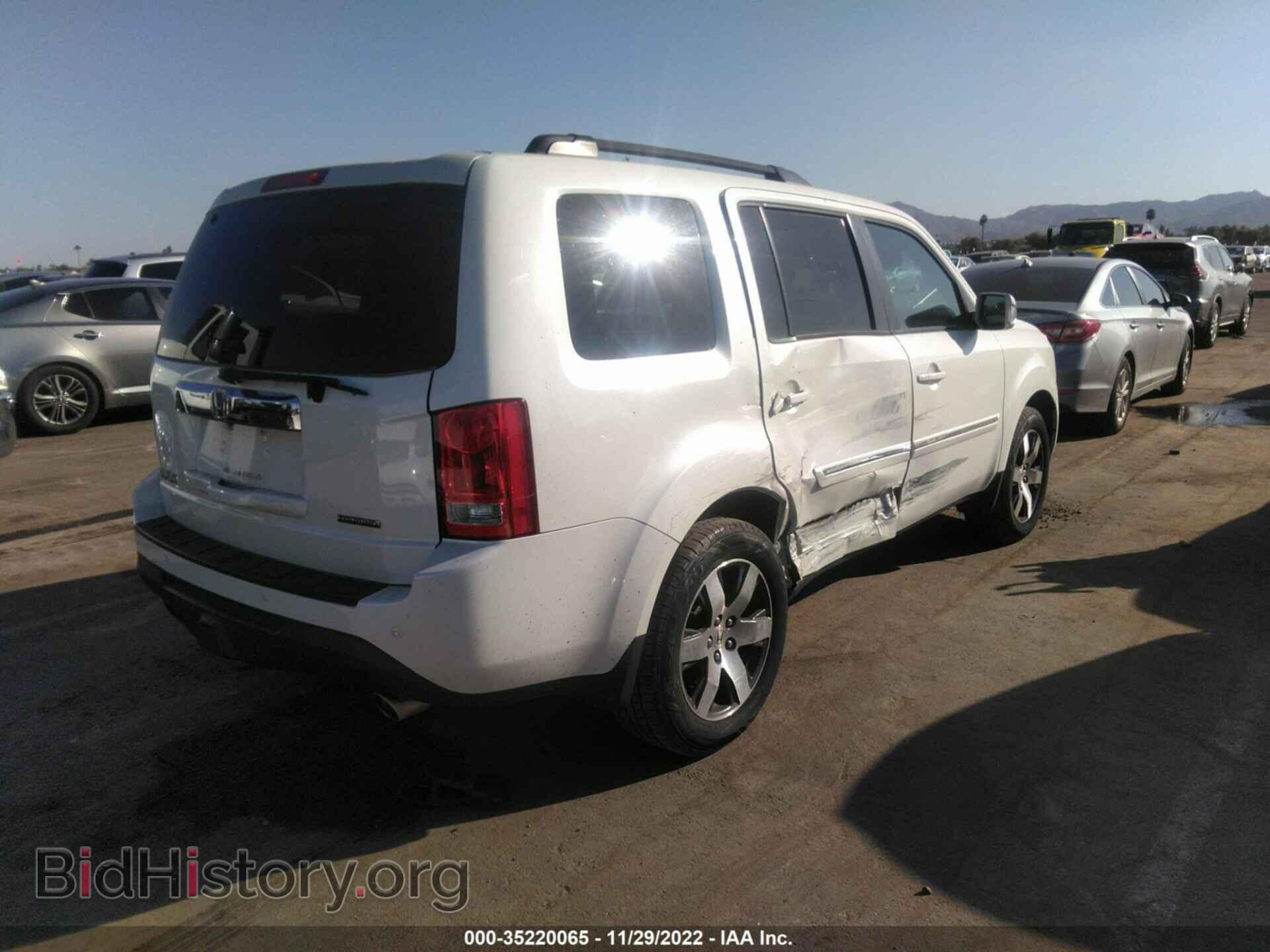 2013 HONDA PILOT - VIN: 5FNYF3H91DB005463 - Фото 4
