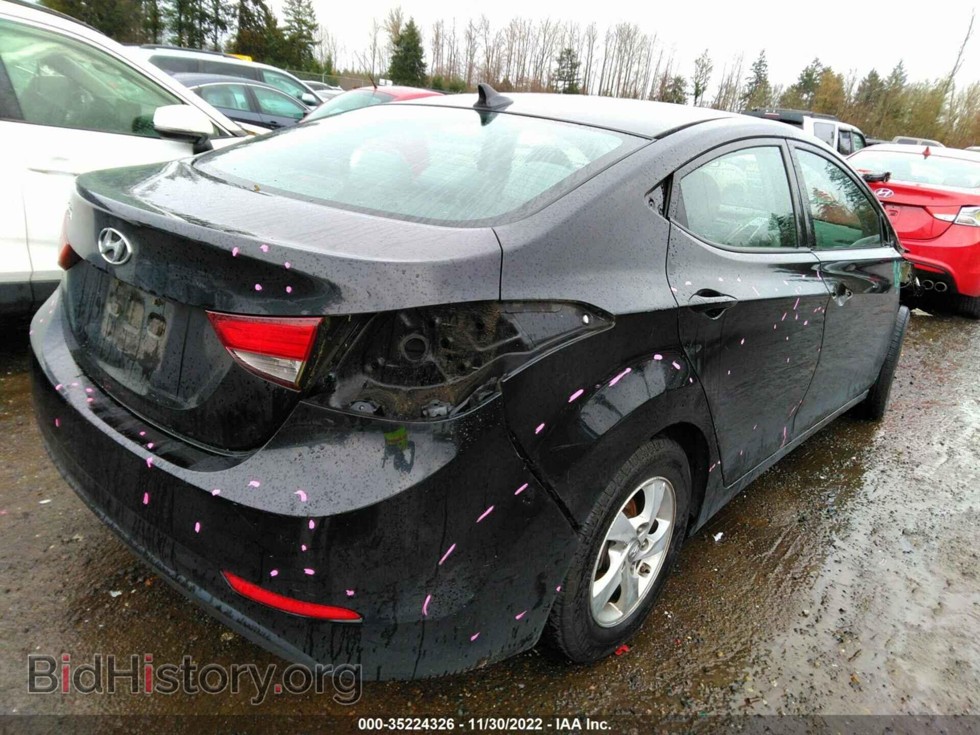 2015 HYUNDAI ELANTRA - VIN: 5NPDH4AE6FH585254 - Фото 4