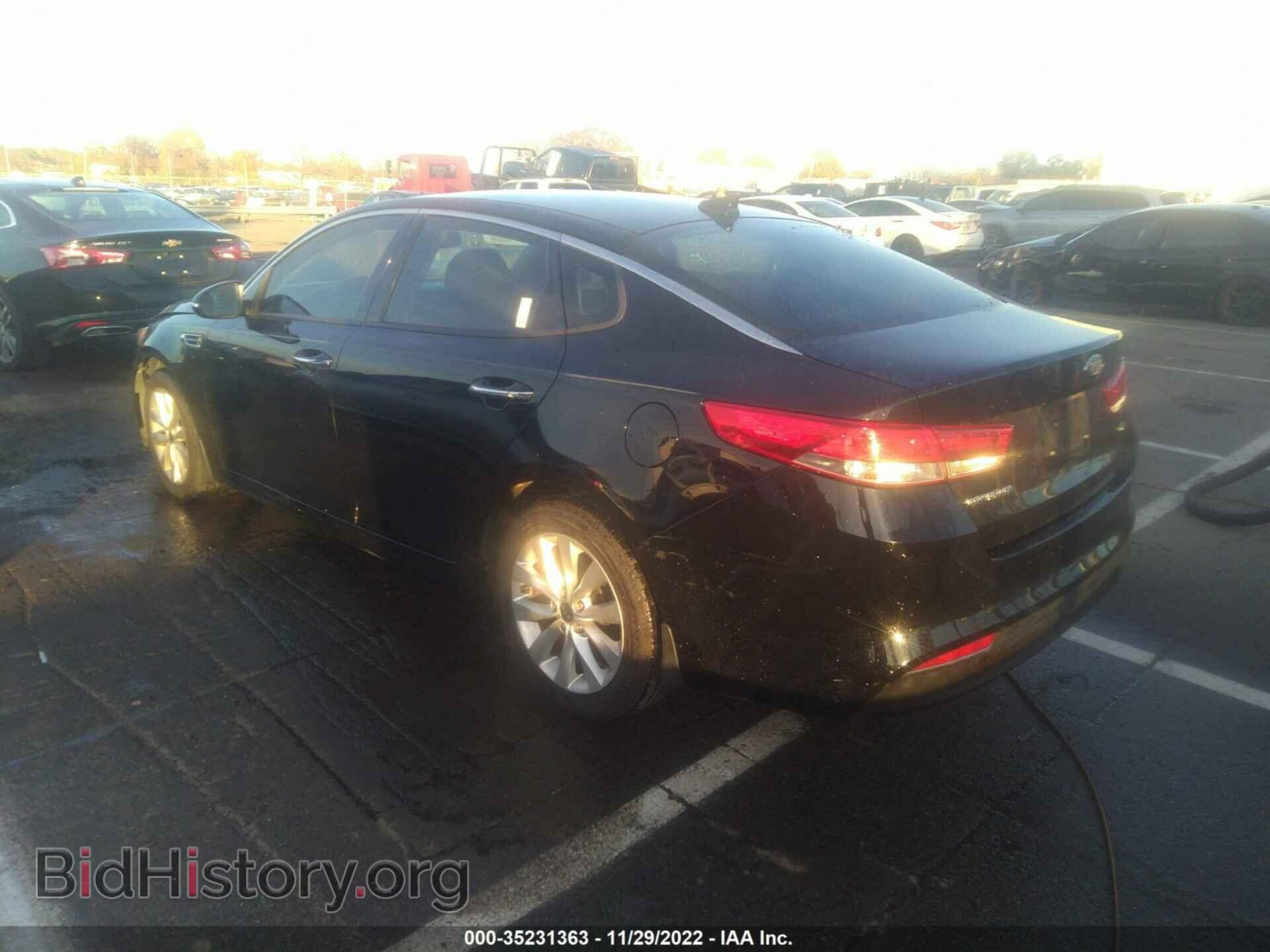 2016 KIA OPTIMA - VIN: 5XXGU4L39GG109954 - Фото 3