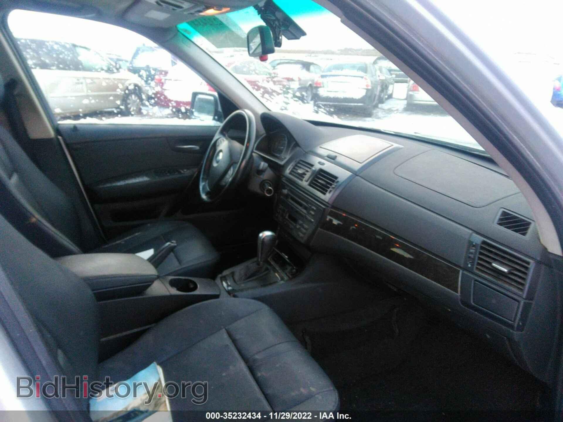 2007 BMW X3 - VIN: WBXPC93407WF13755 - Фото 5