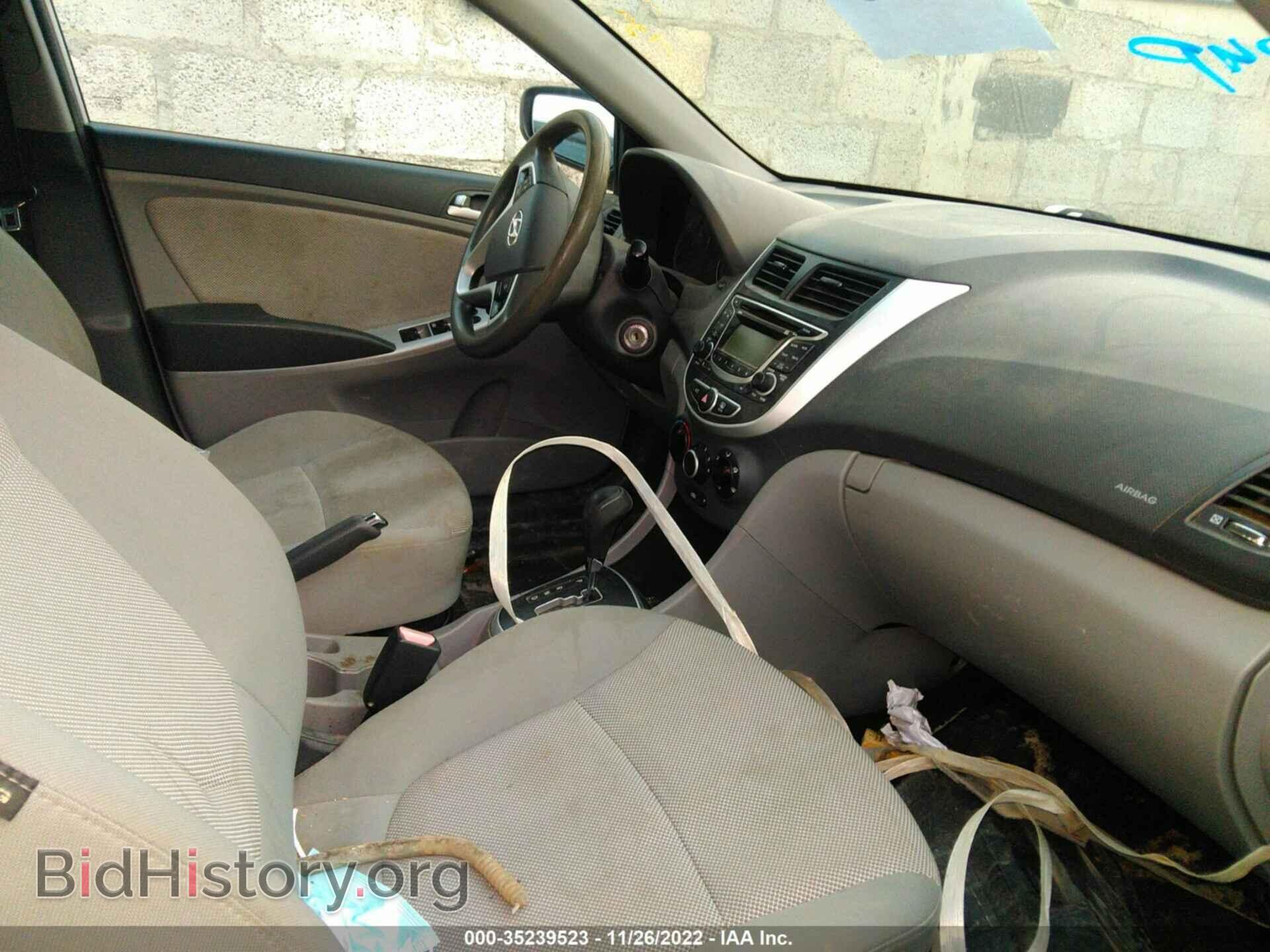 2012 HYUNDAI ACCENT - VIN: 00HCT4AE6CU043983 - Фото 5