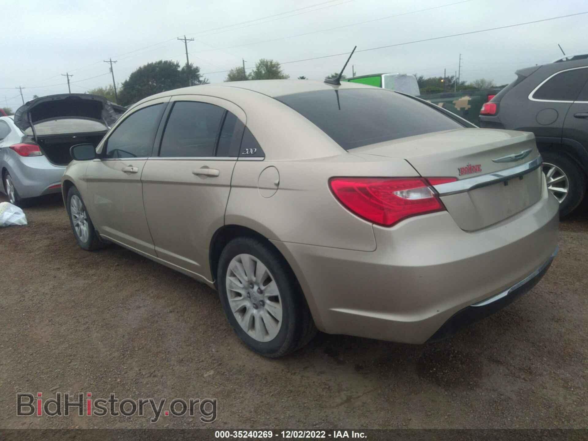 2013 CHRYSLER 200 - VIN: 1C3CCBAB1DN560414 - Фото 3