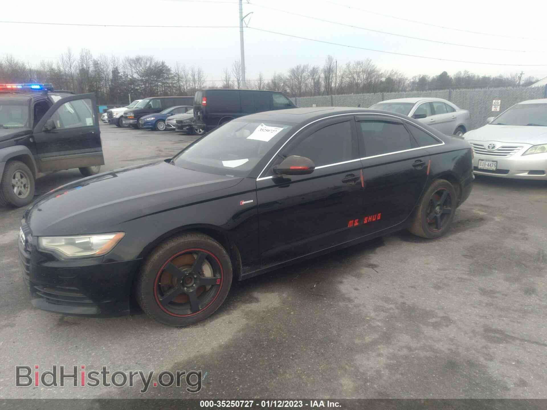 2012 AUDI A6 - VIN: WAUGGAFC2CN096350 - Фото 2