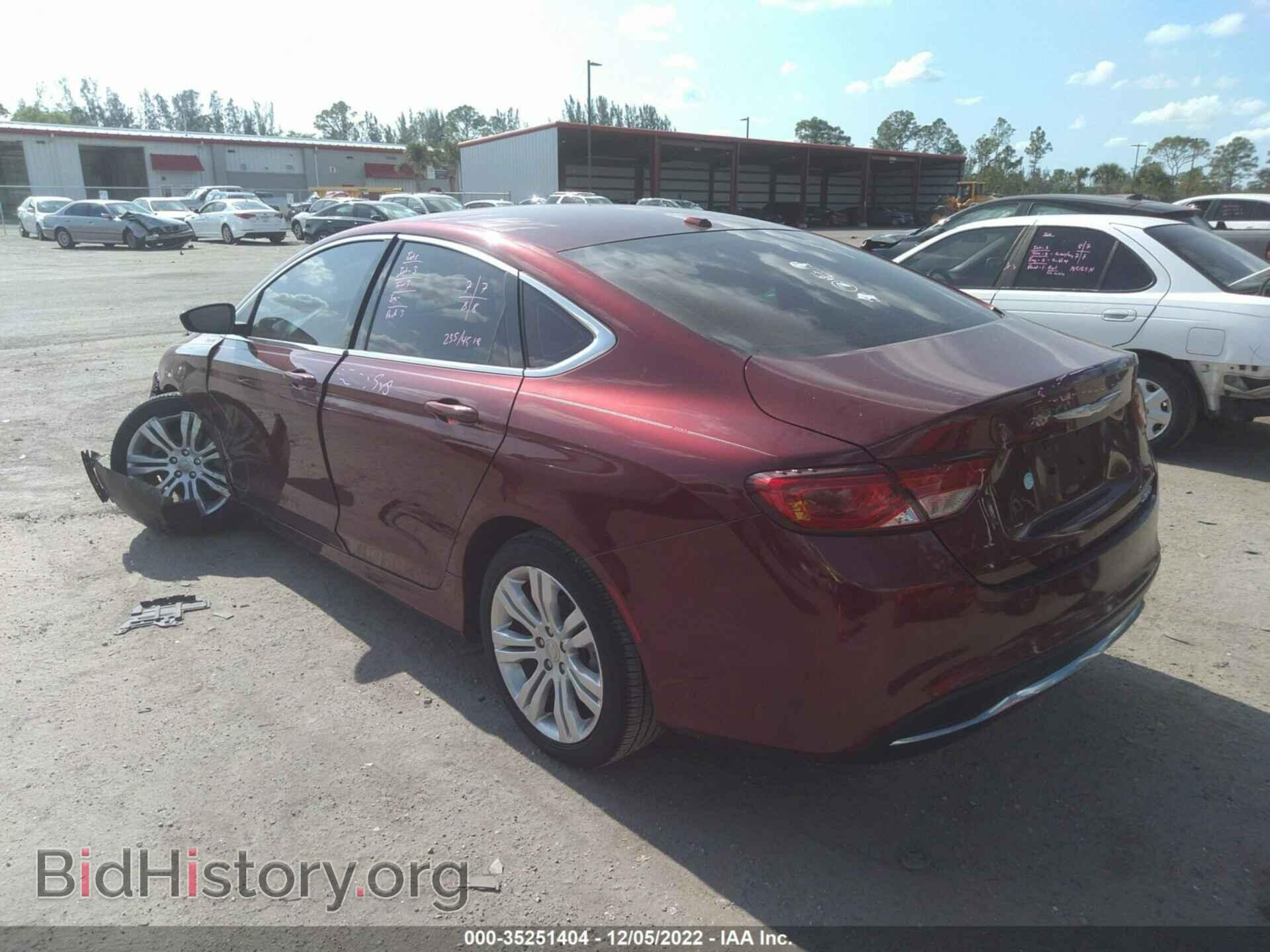 2016 CHRYSLER 200 - VIN: 1C3CCCAB3GN107809 - Фото 3