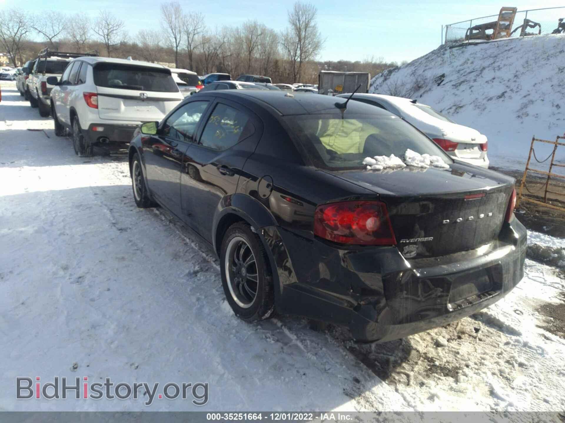 2012 DODGE AVENGER - VIN: 1C3CDZAB5CN109622 - Фото 3