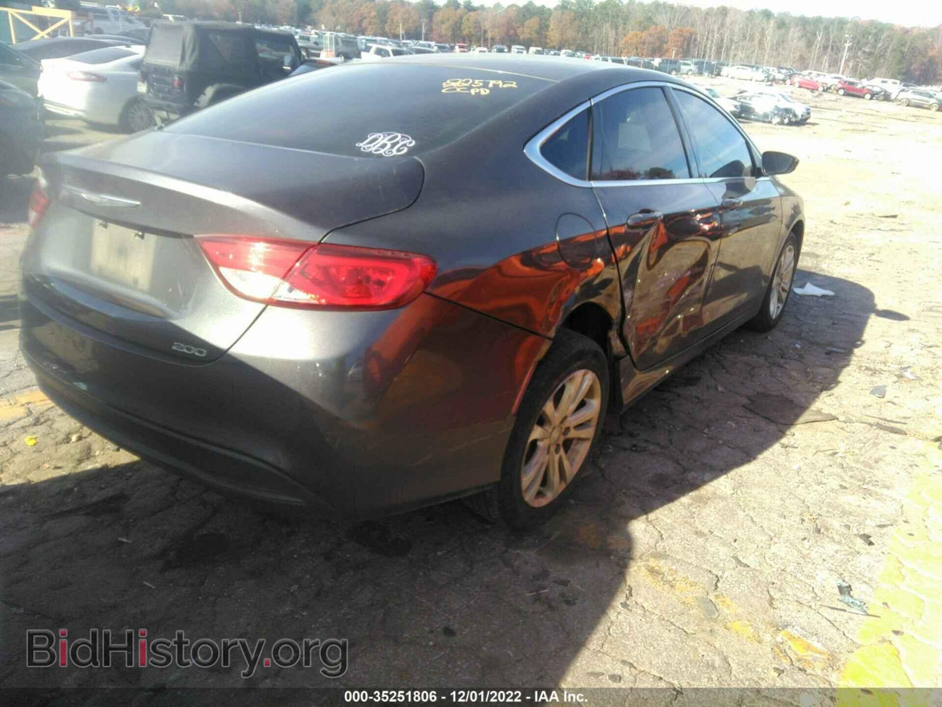 2016 CHRYSLER 200 - VIN: 1C3CCCFB6GN182612 - Фото 4