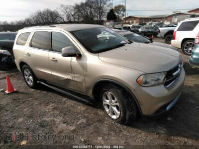 2011 Dodge DURANGO Crew, золотистый — VIN 1D4RD4GG0BC660274, IAAI