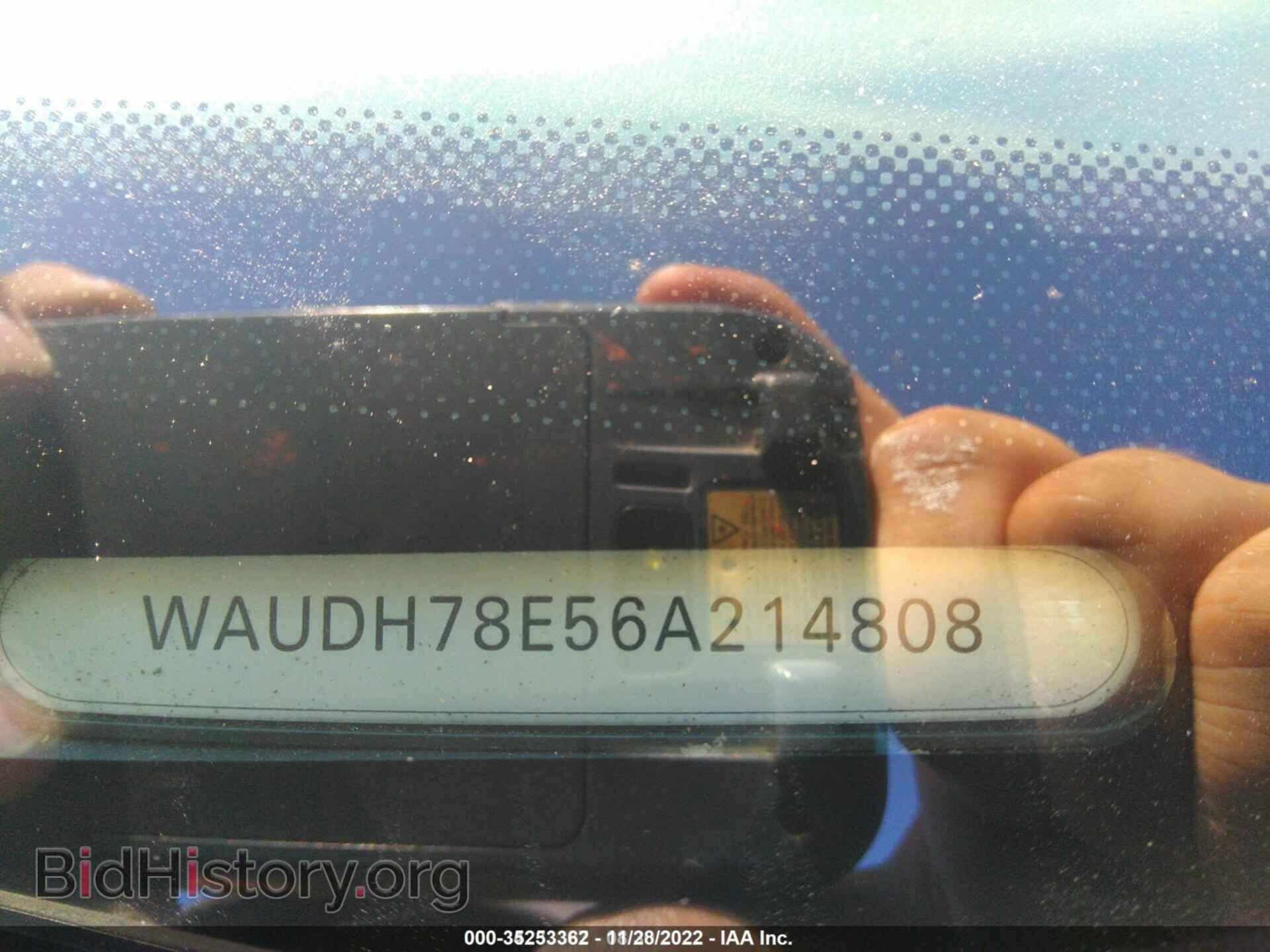 2006 AUDI A4 - VIN: WAUDH78E56A214808 - Фото 9