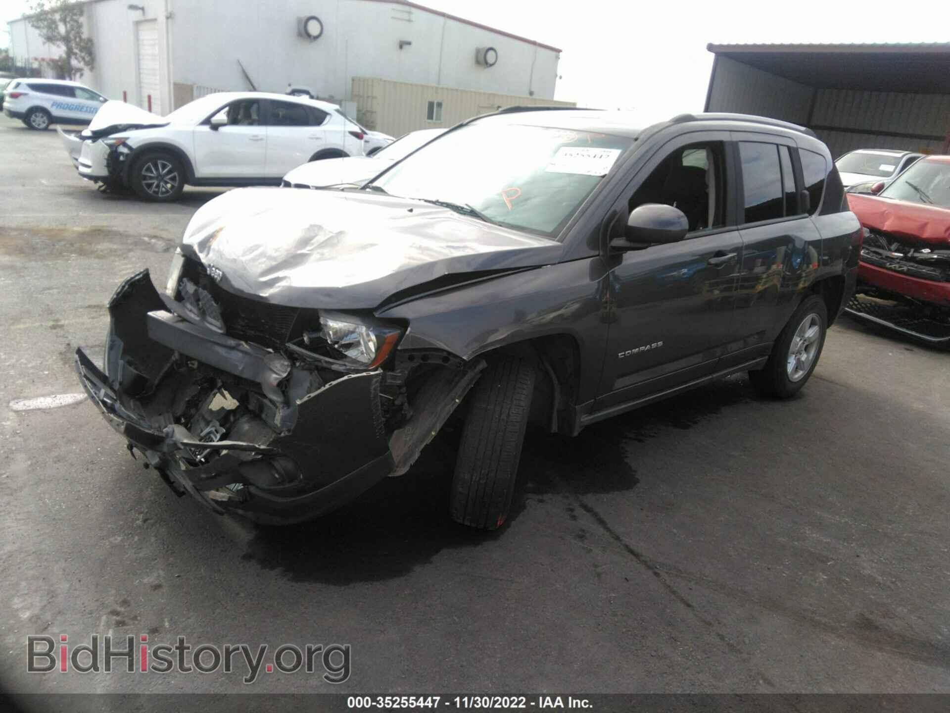2016 JEEP COMPASS - VIN: 1C4NJCEAXGD773731 - Фото 2
