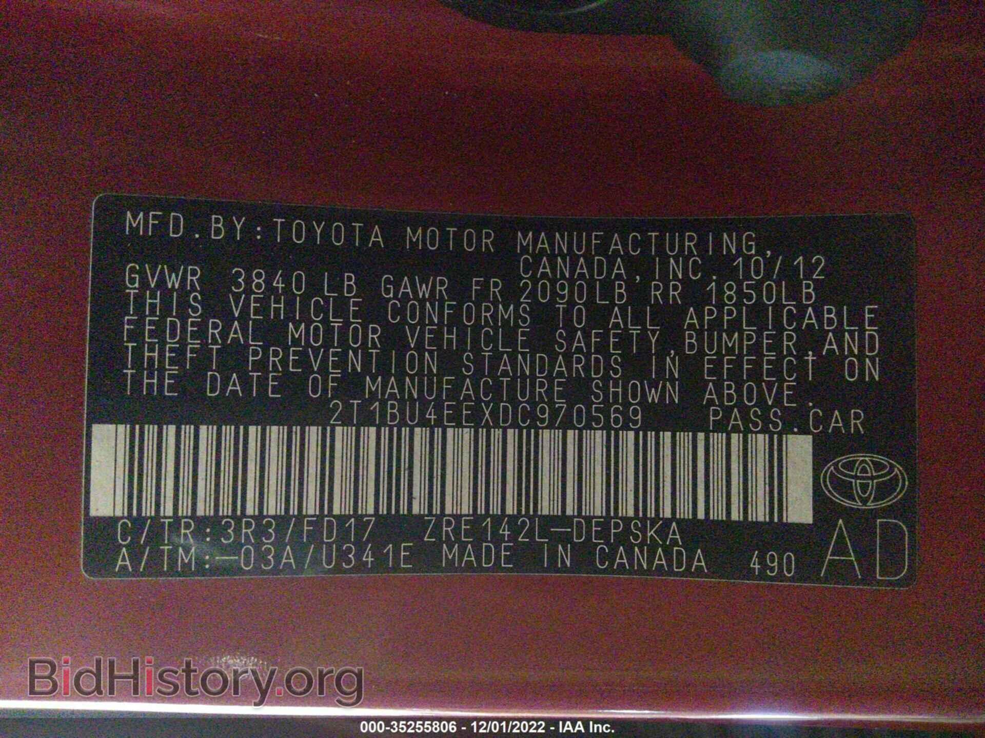 2013 TOYOTA COROLLA - VIN: 2T1BU4EEXDC970569 - Photo 9