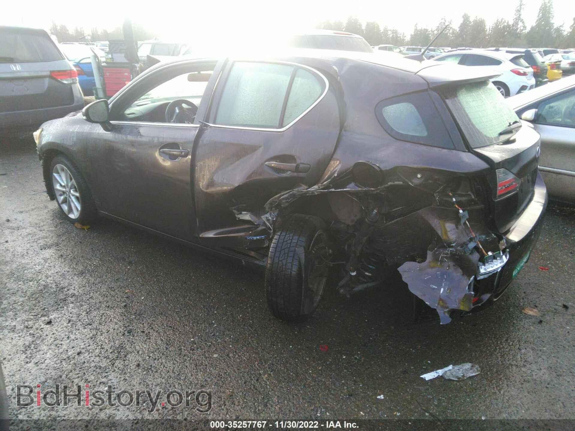 2011 LEXUS CT 200H - VIN: JTHKD5BH5B2029285 - Фото 3