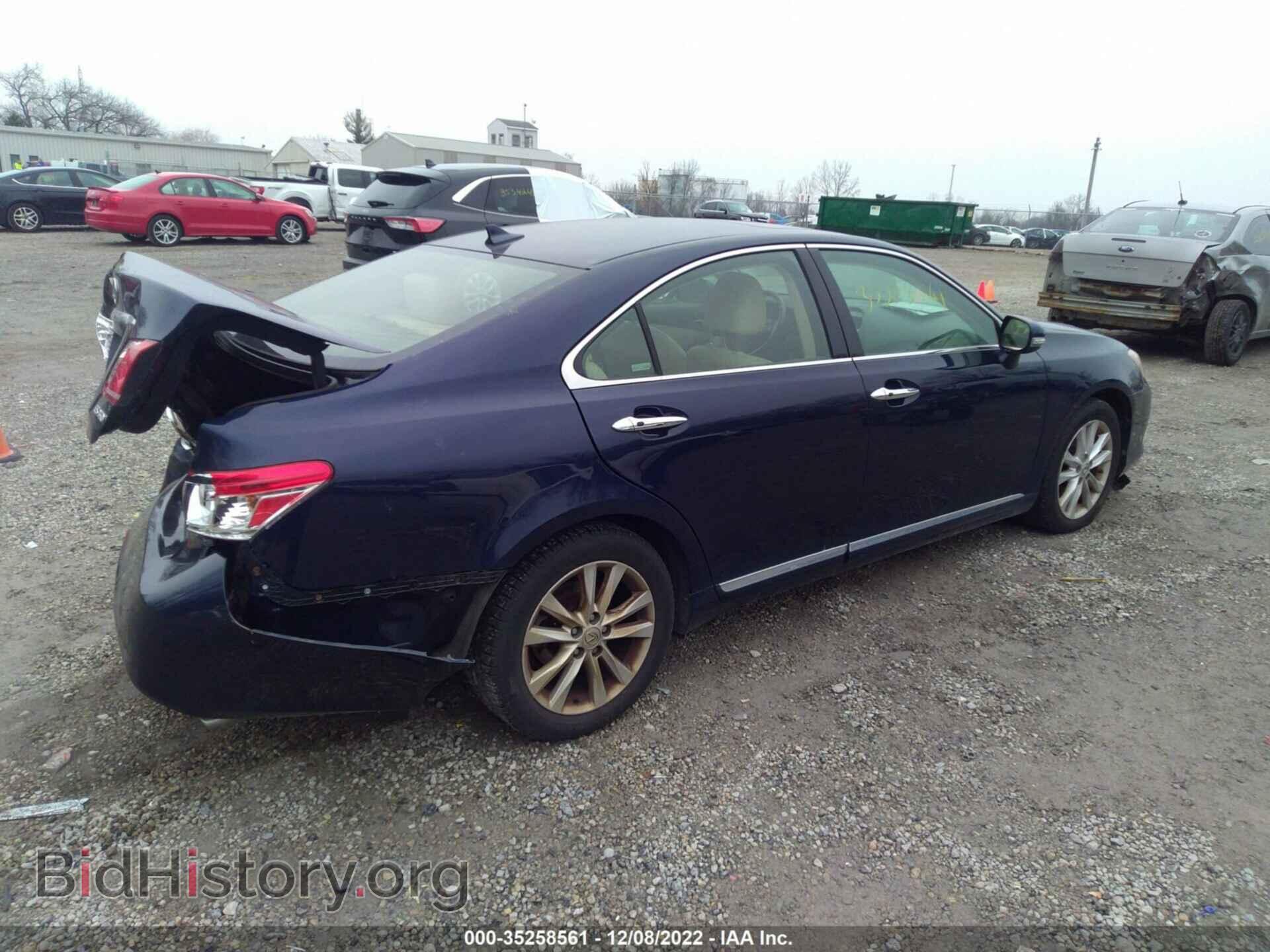 2012 LEXUS ES 350 - VIN: JTHBK1EG9C2488418 - Фото 4
