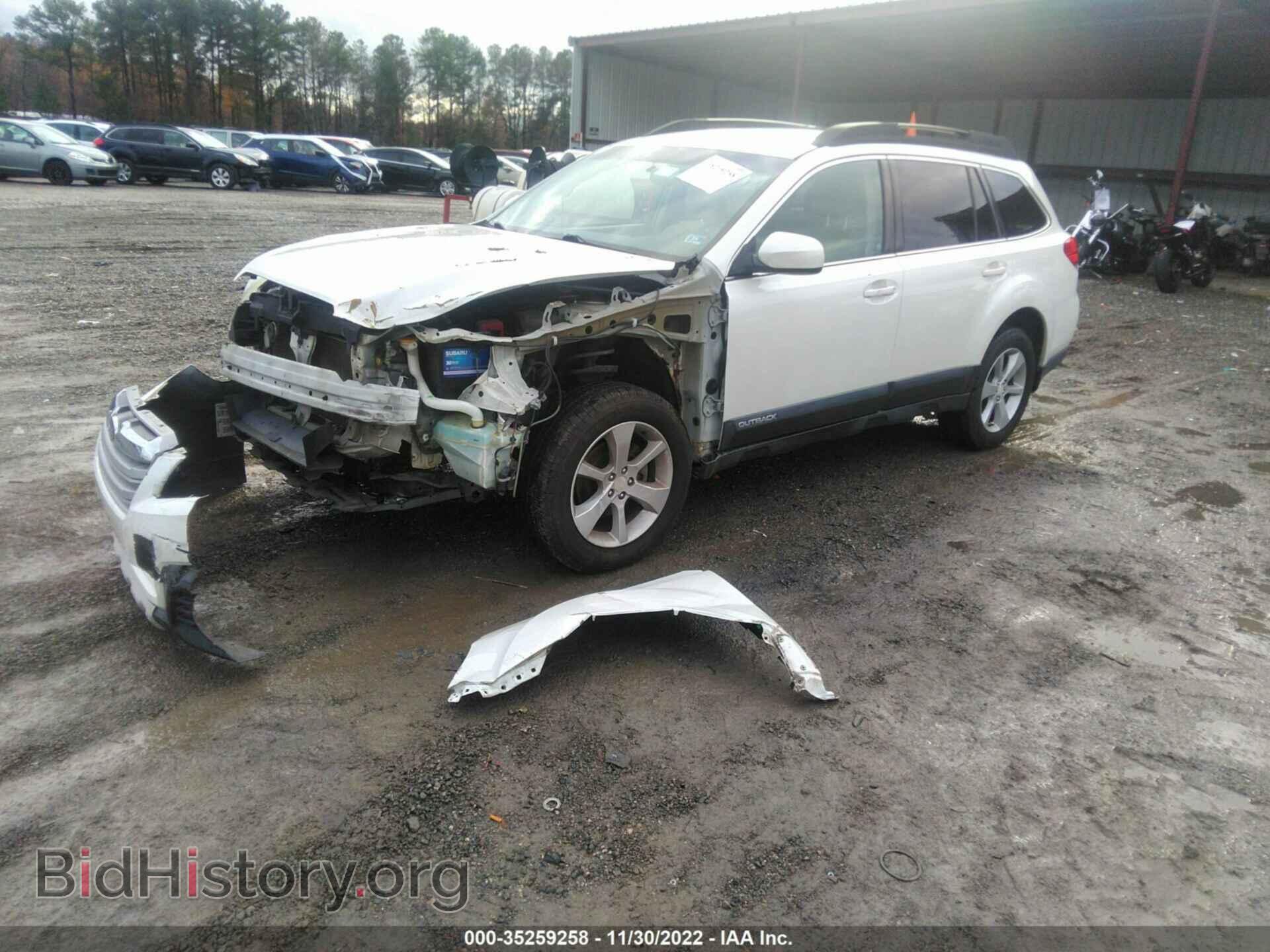 2013 SUBARU OUTBACK - VIN: 4S4BRBCC1D3321805 - Фото 2