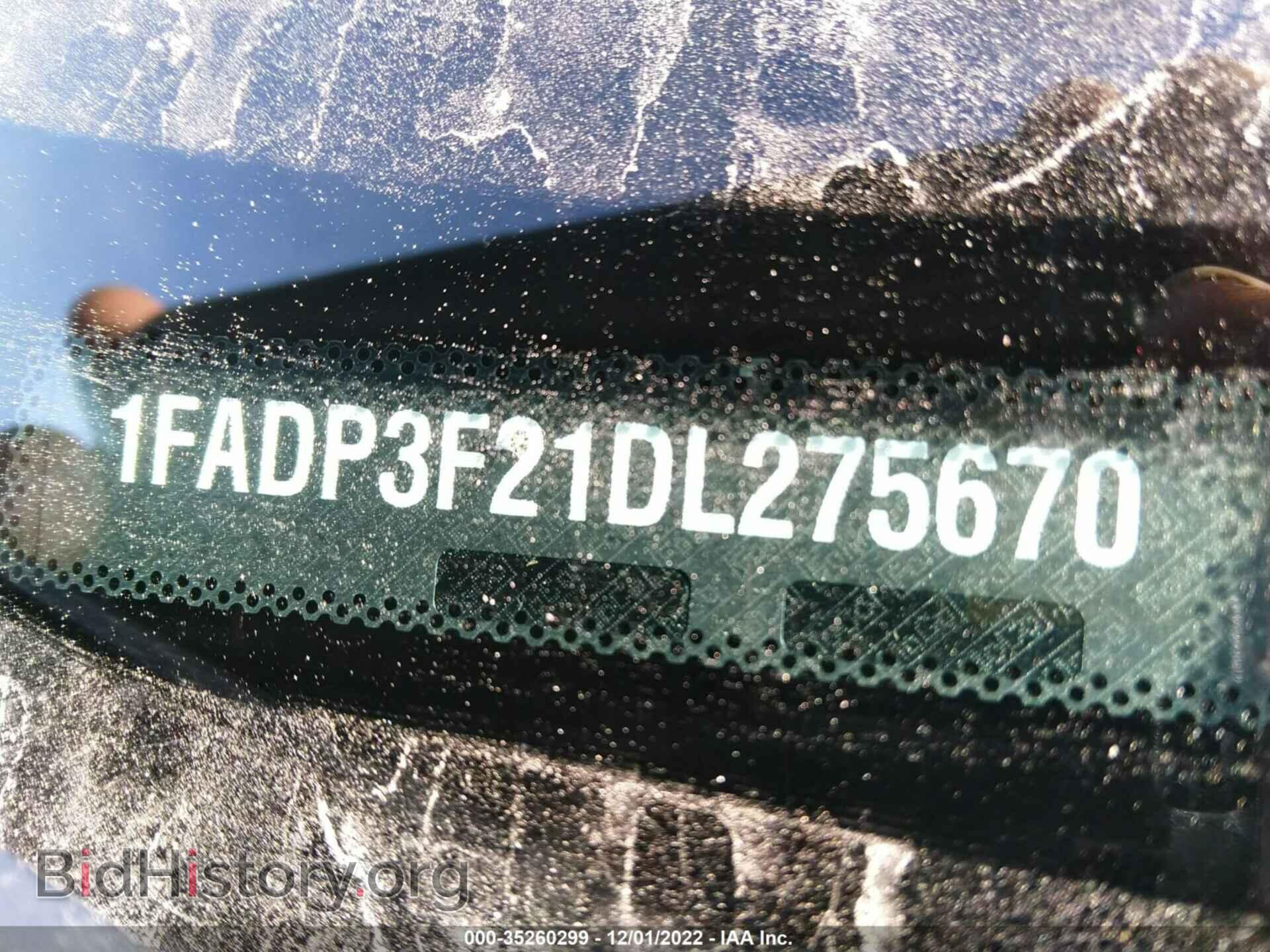 2013 FORD FOCUS - VIN: 1FADP3F21DL275670 - Фото 9