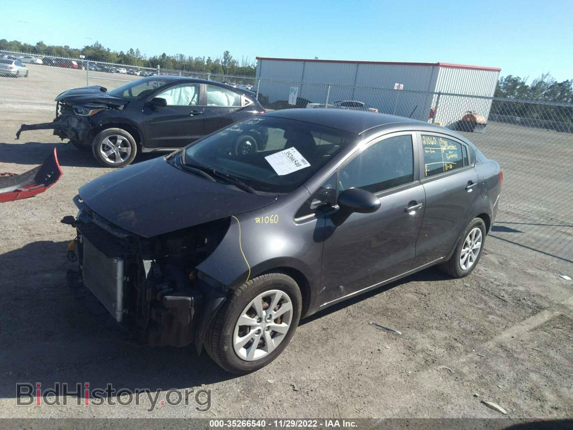 2015 KIA RIO - VIN: KNADN4A36F6446496 - Фото 2