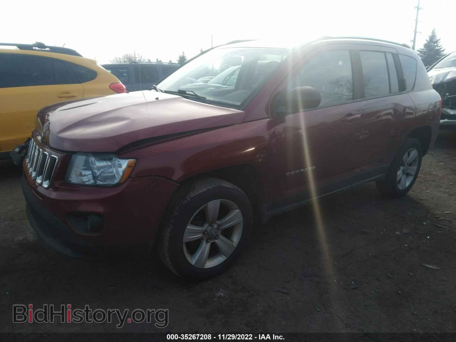2012 JEEP COMPASS - VIN: 1C4NJDEB6CD599875 - Фото 2