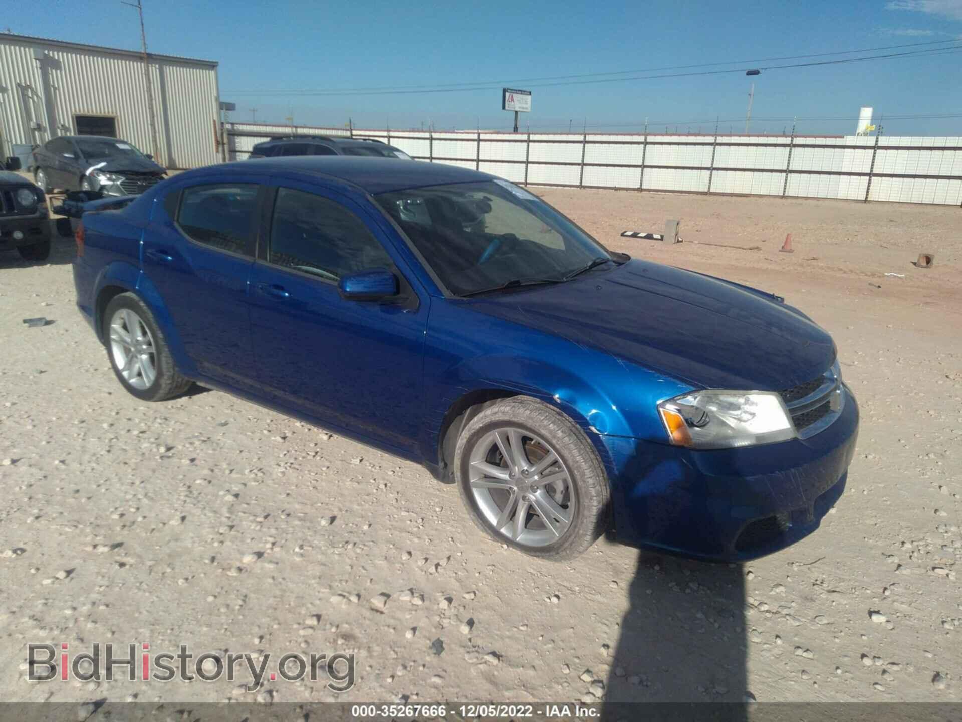 Photo 1C3CDZCB4CN266314 - DODGE AVENGER 2012