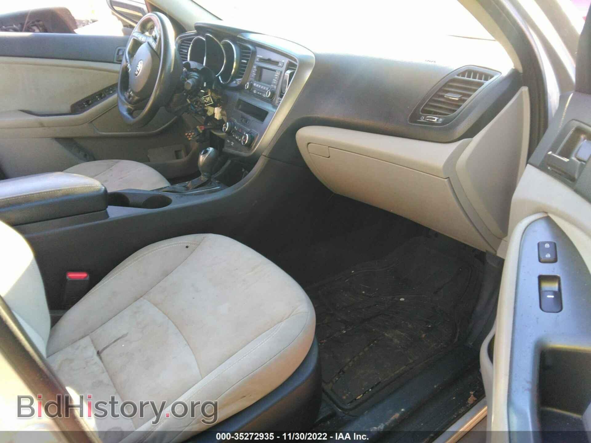 2013 KIA OPTIMA - VIN: KNAGM4A7XD5405360 - Фото 5