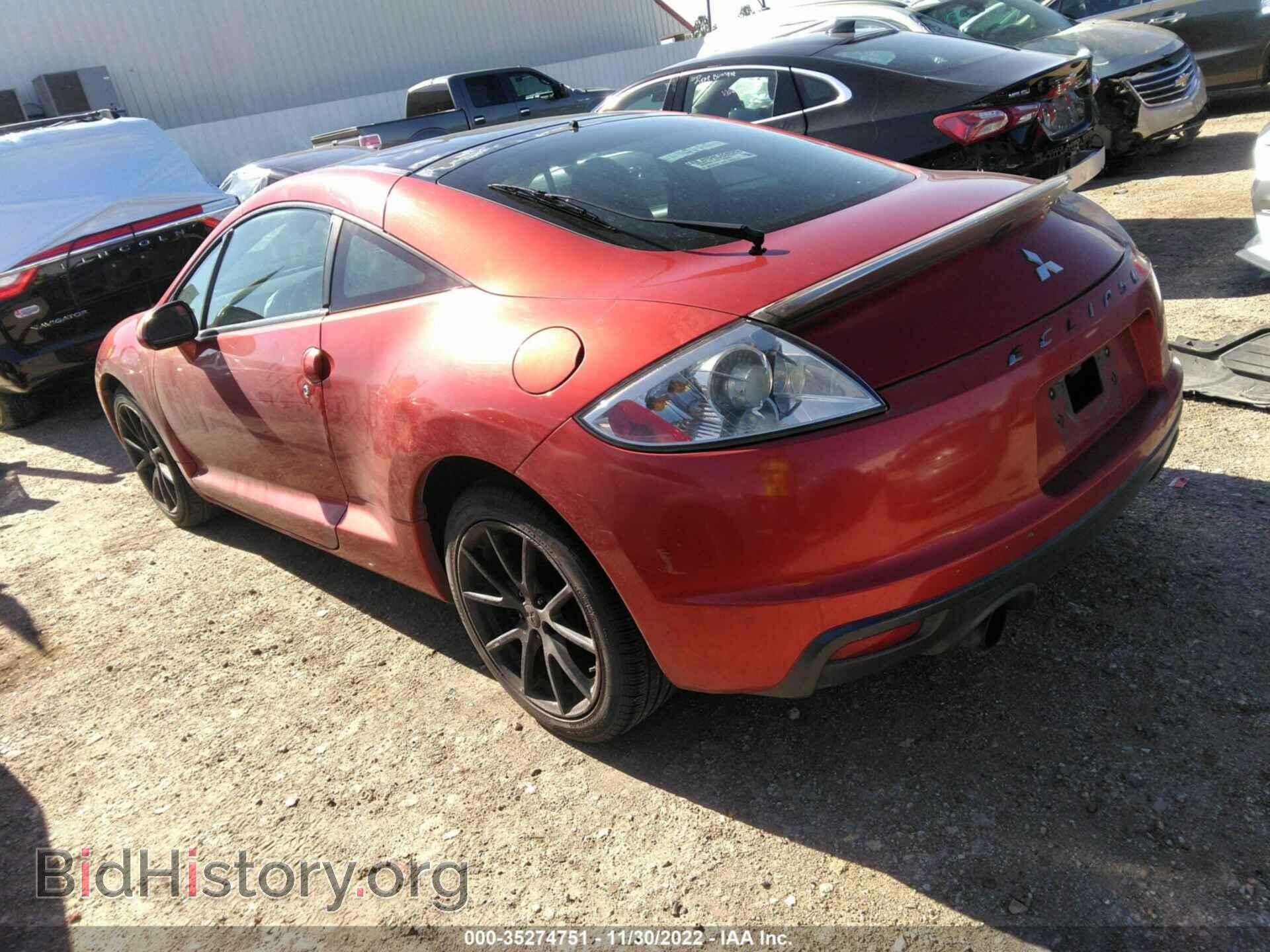 2012 MITSUBISHI ECLIPSE - VIN: 4A31K5DF1CE001320 - Фото 3