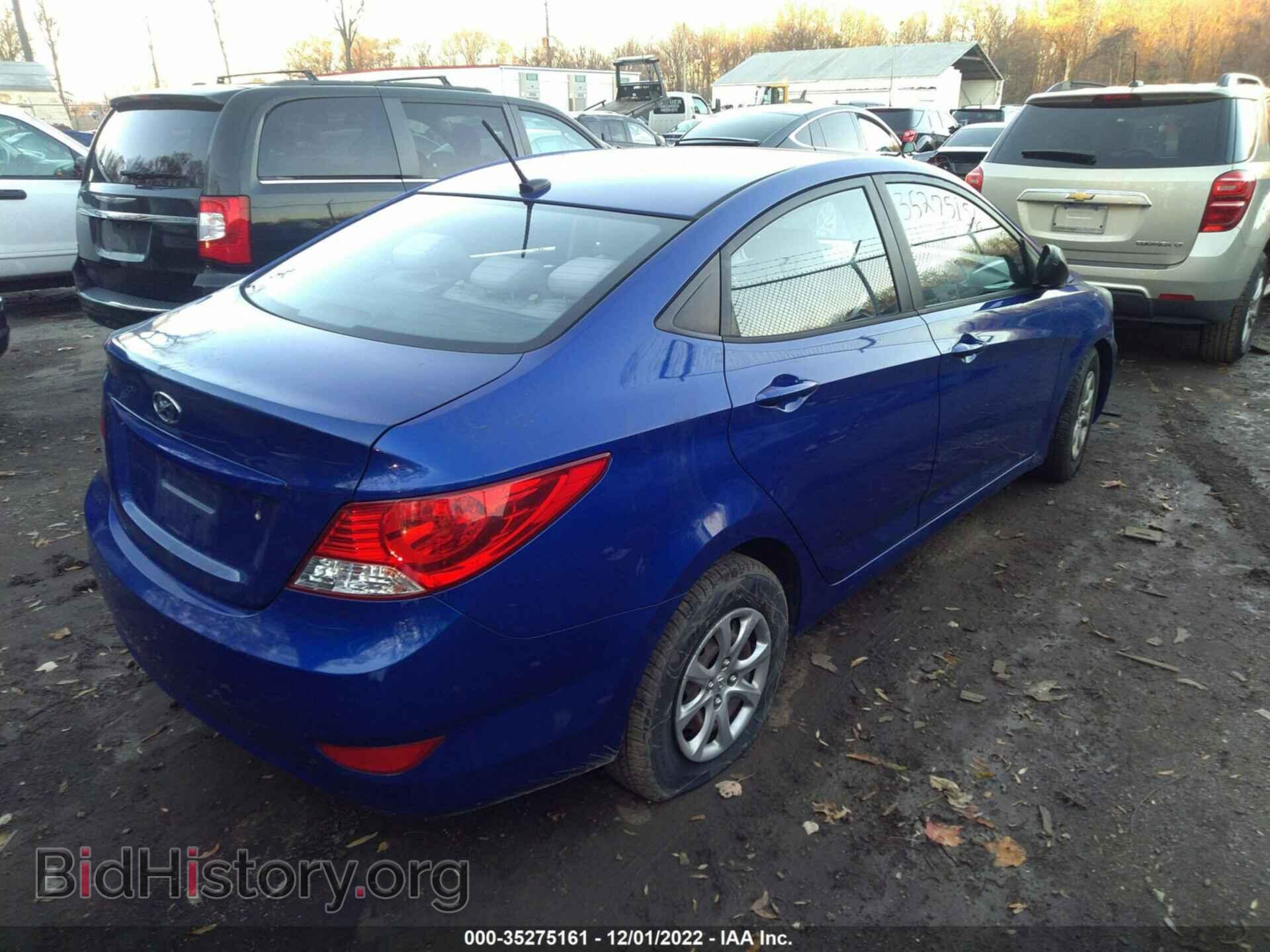 2014 HYUNDAI ACCENT - VIN: KMHCT4AE9EU733620 - Фото 4