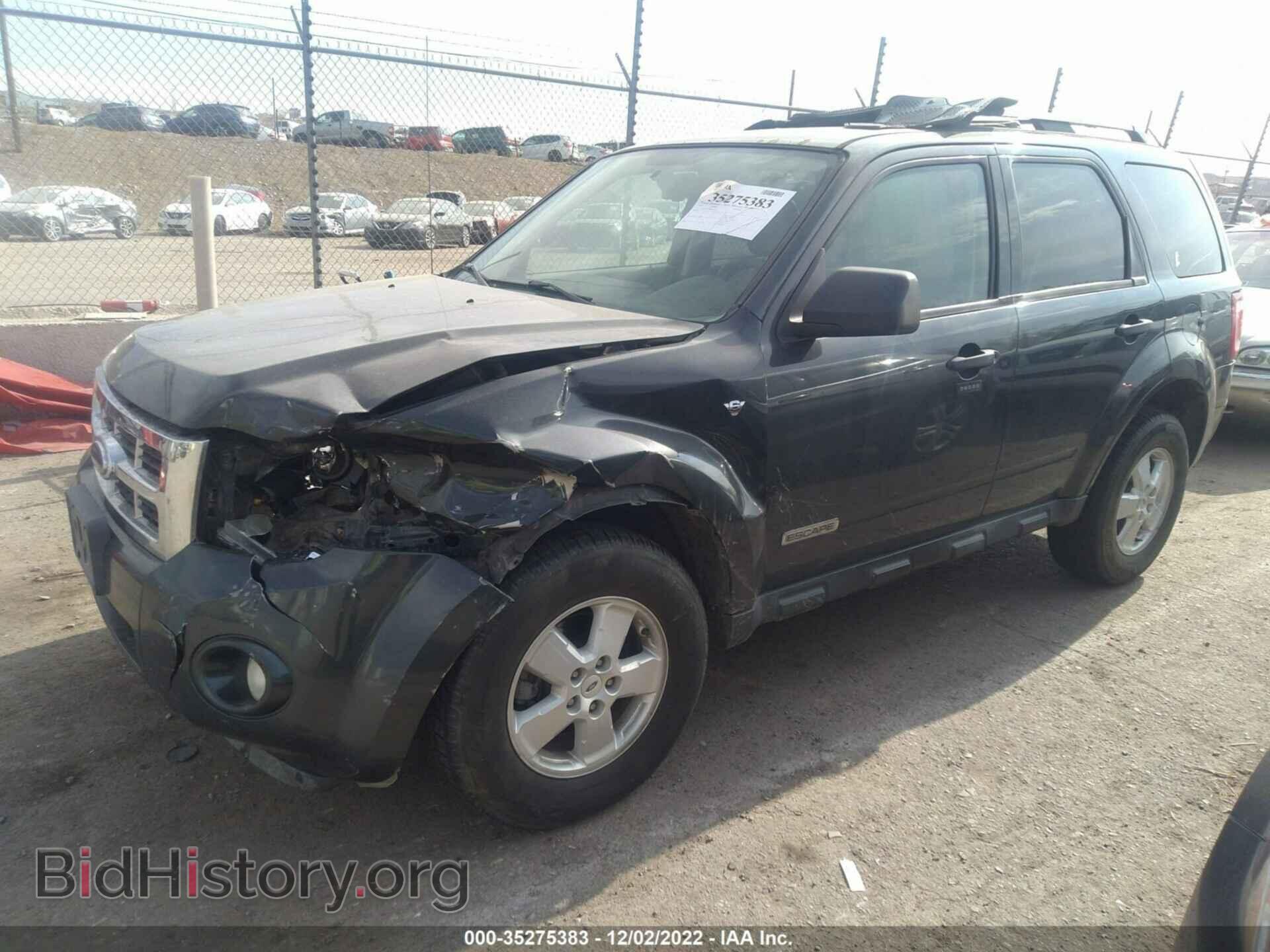 2008 FORD ESCAPE - VIN: 1FMCU93148KD65271 - Фото 2