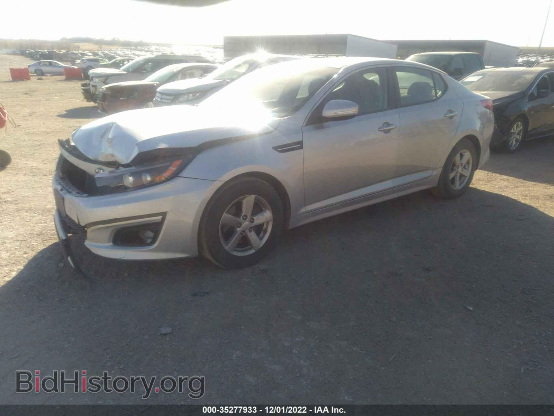 2015 KIA OPTIMA - VIN: 5XXGM4A71FG445084 - Фото 2