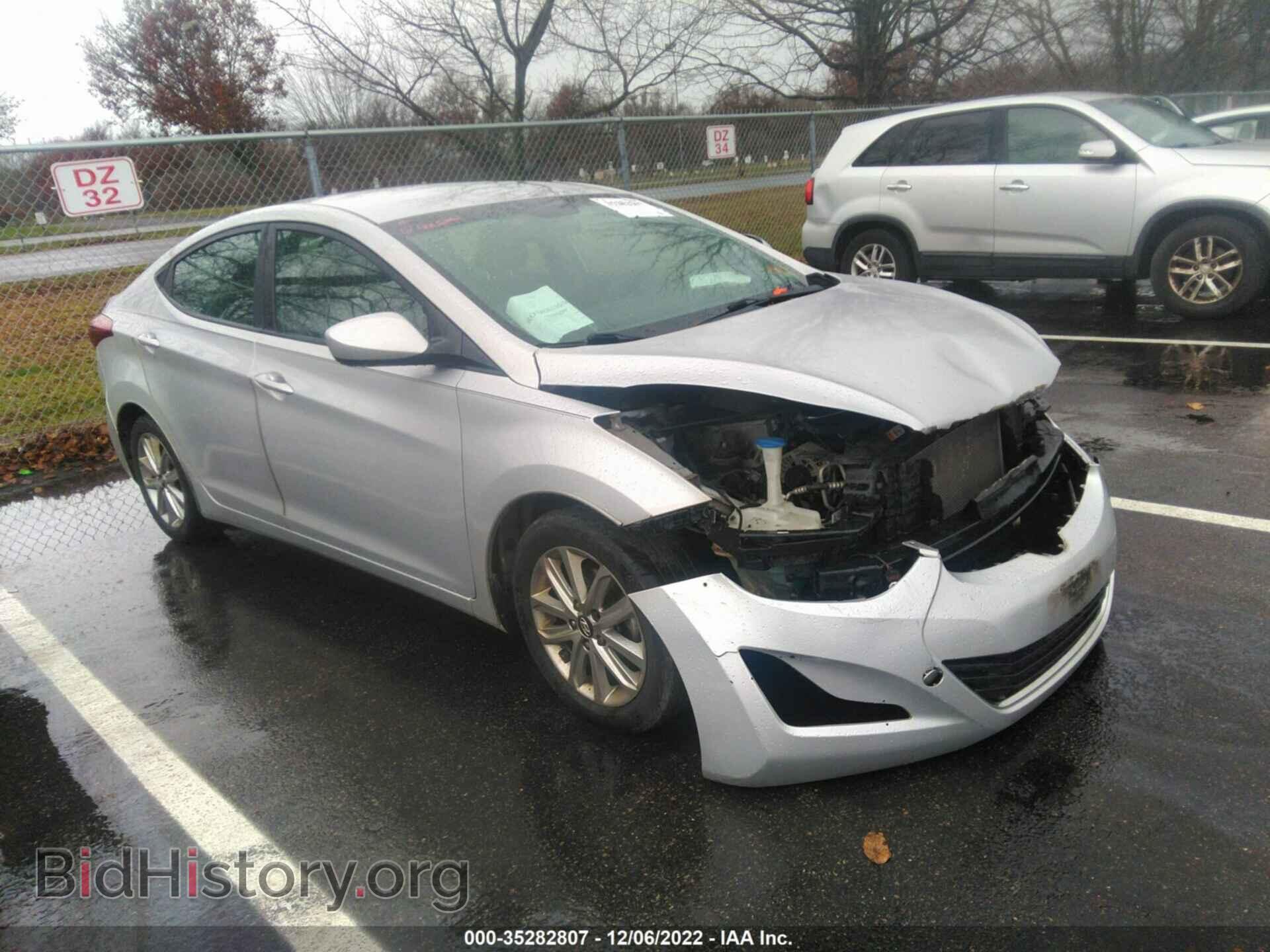 Photo KMHDH4AE1FU436655 - HYUNDAI ELANTRA 2015