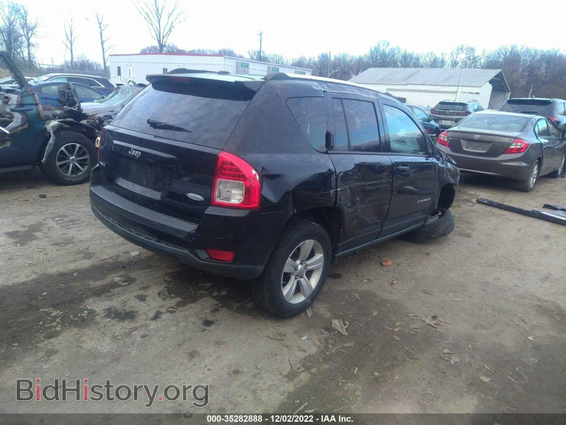 2012 JEEP COMPASS - VIN: 1C4NJDEB3CD537849 - Фото 4
