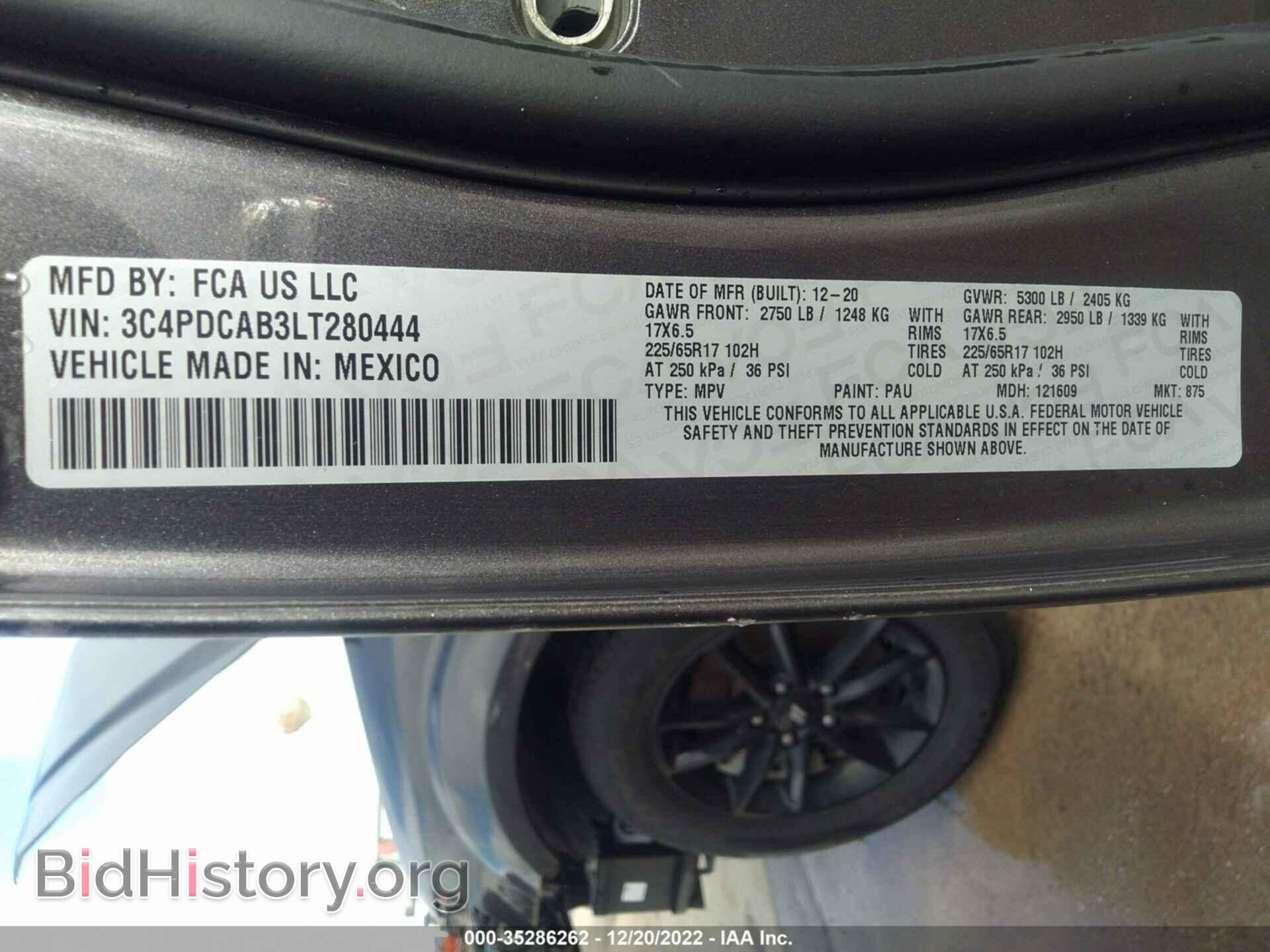 2020 DODGE JOURNEY - VIN: 3C4PDCAB3LT280444 - Photo 9