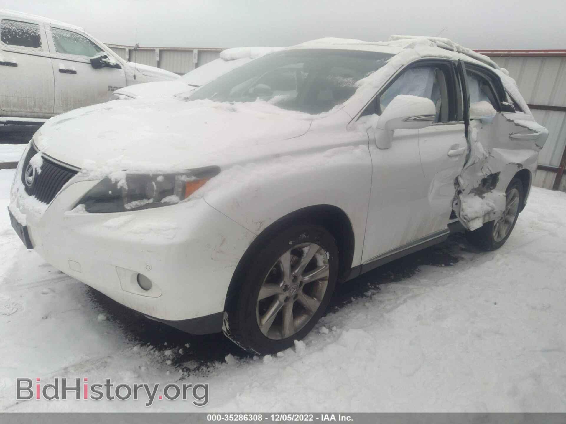 2012 LEXUS RX 350 - VIN: 2T2BK1BA6CC123242 - Фото 2