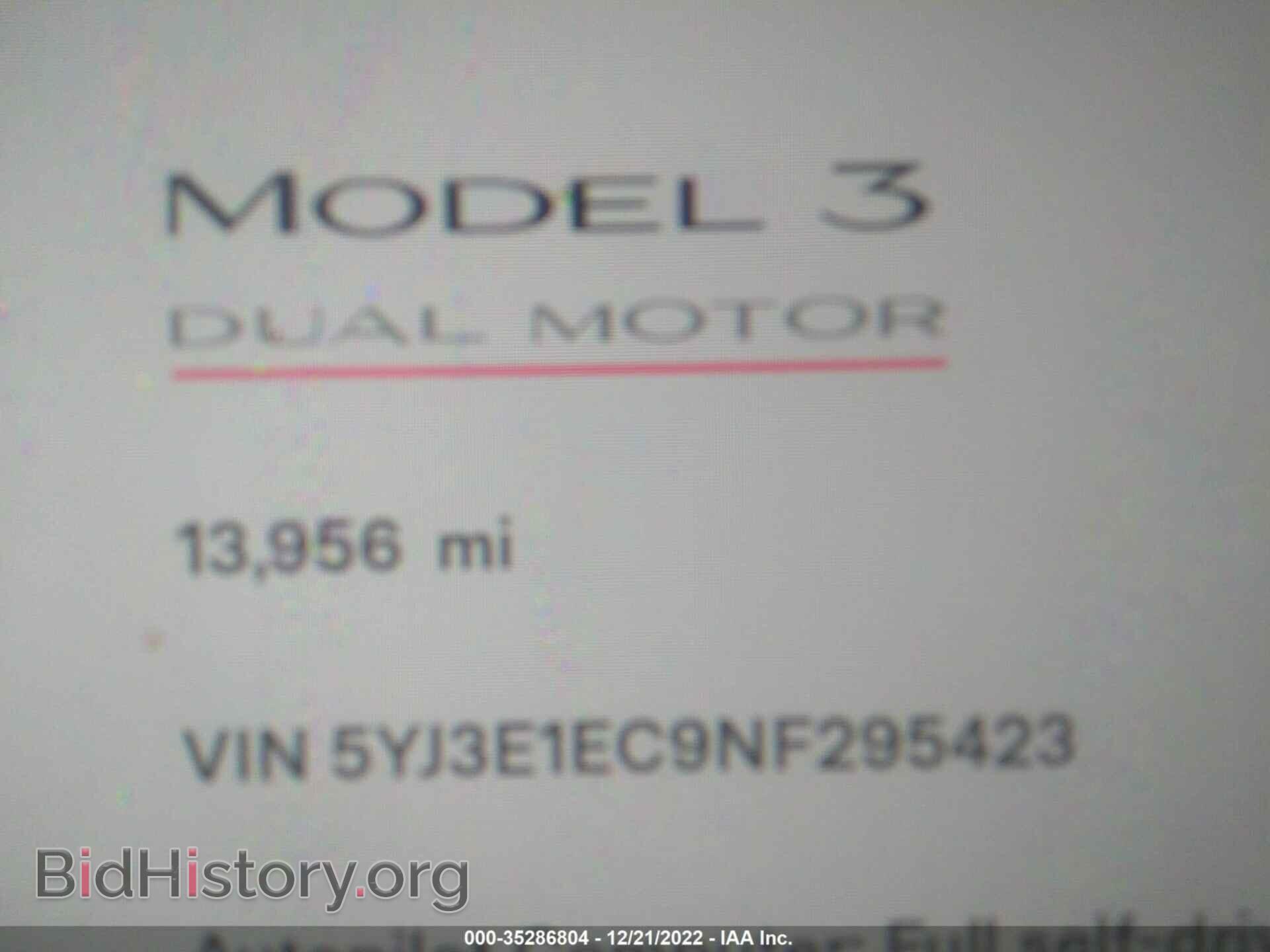 2022 TESLA MODEL 3 - VIN: 5YJ3E1EC9NF295423 - Photo 7