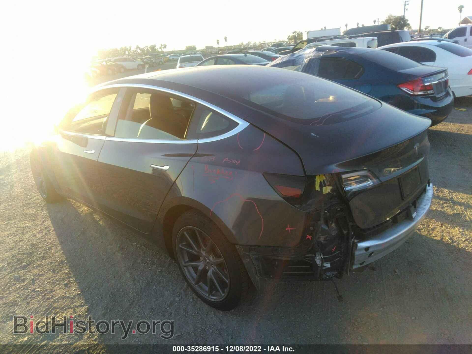 2019 TESLA MODEL 3 - VIN: 5YJ3E1EA5KF307366 - Фото 3