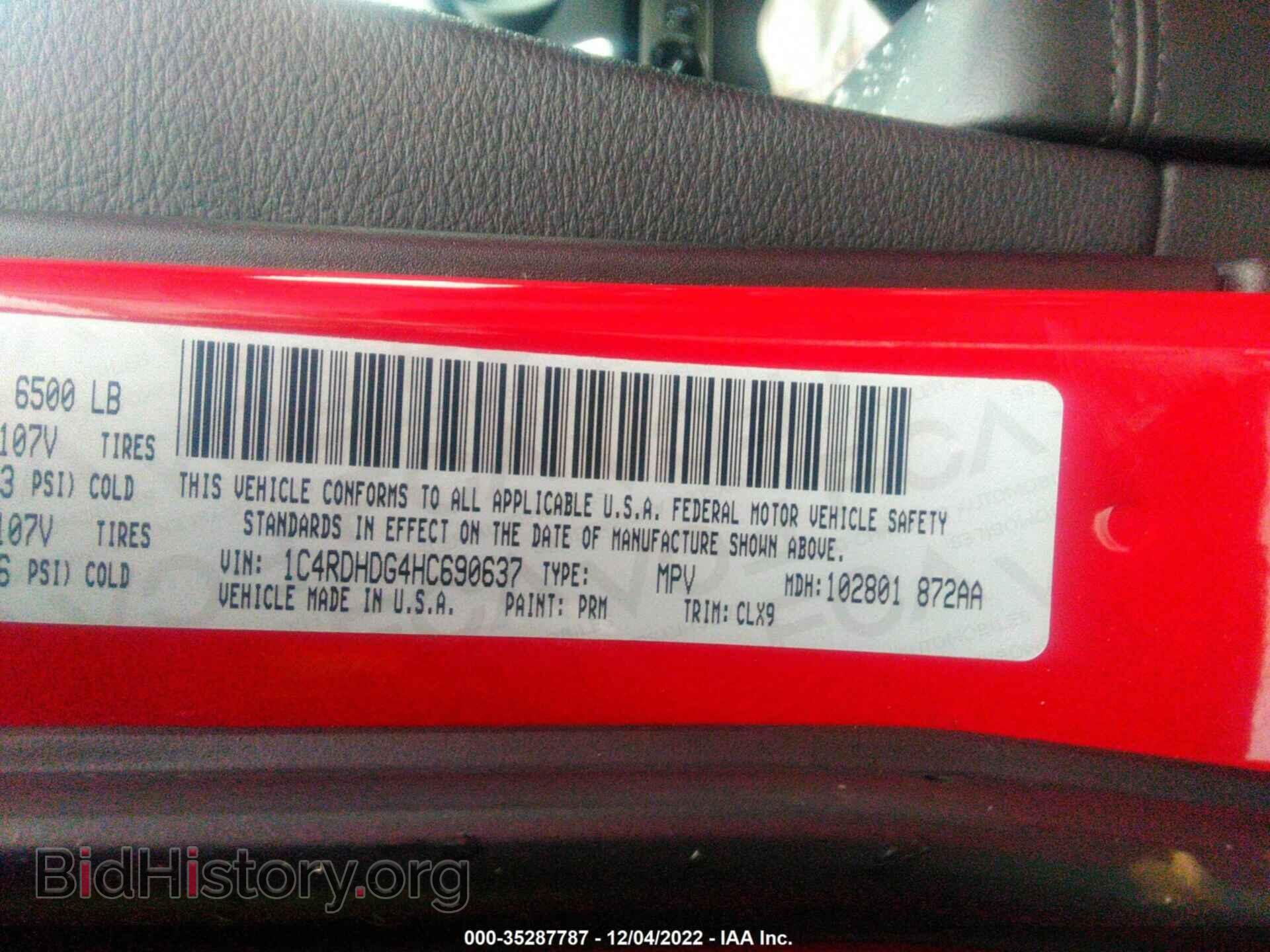 2017 DODGE DURANGO - VIN: 1C4RDHDG4HC690637 - Photo 9