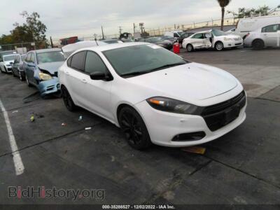 2016 Dodge DART SXT Sport Blacktop, white — VIN 1C3CDFFA3GD821153, IAAI