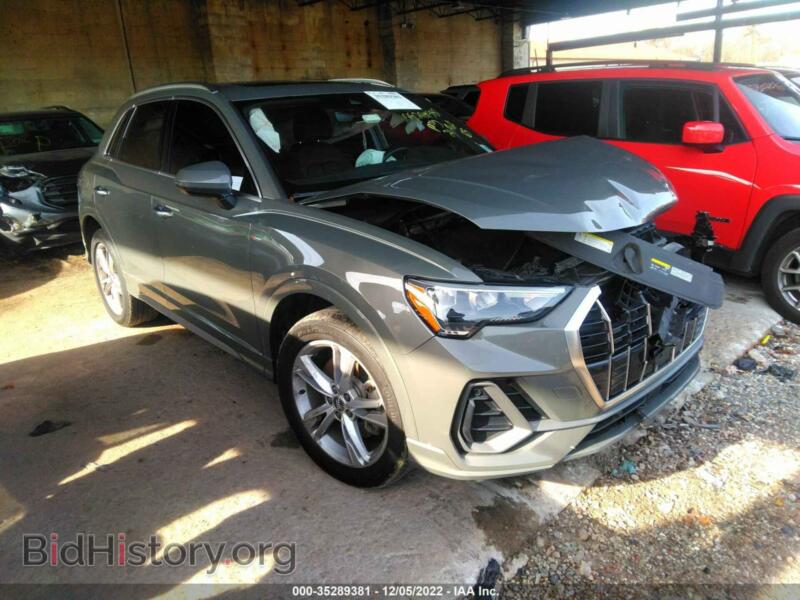 2021 Audi Q3 S Line Premium (VIN WA1DECF33M1008111) — фото 1 из 11, IAAI, повреждение: передняя часть