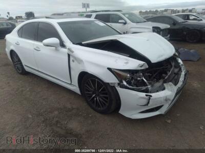 2013 Lexus LS 460, белый — VIN JTHBL5EF9D5117576, IAAI