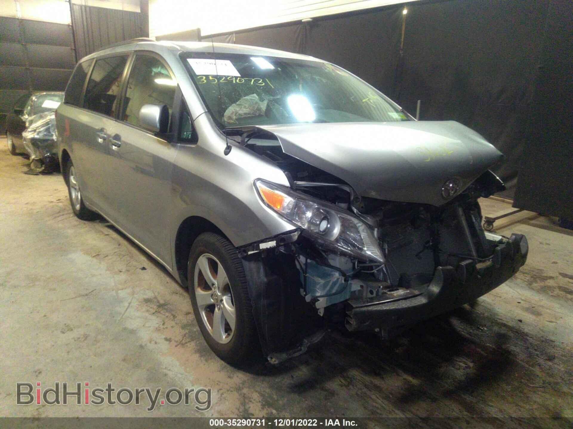 Фотография 5TDKK3DCXCS265941 - TOYOTA SIENNA 2012