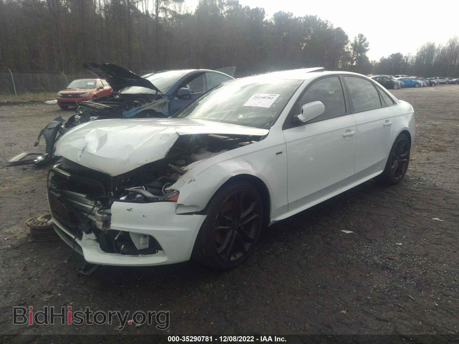 2012 AUDI A4 - VIN: WAUKFAFL7CA099667 - Фото 2