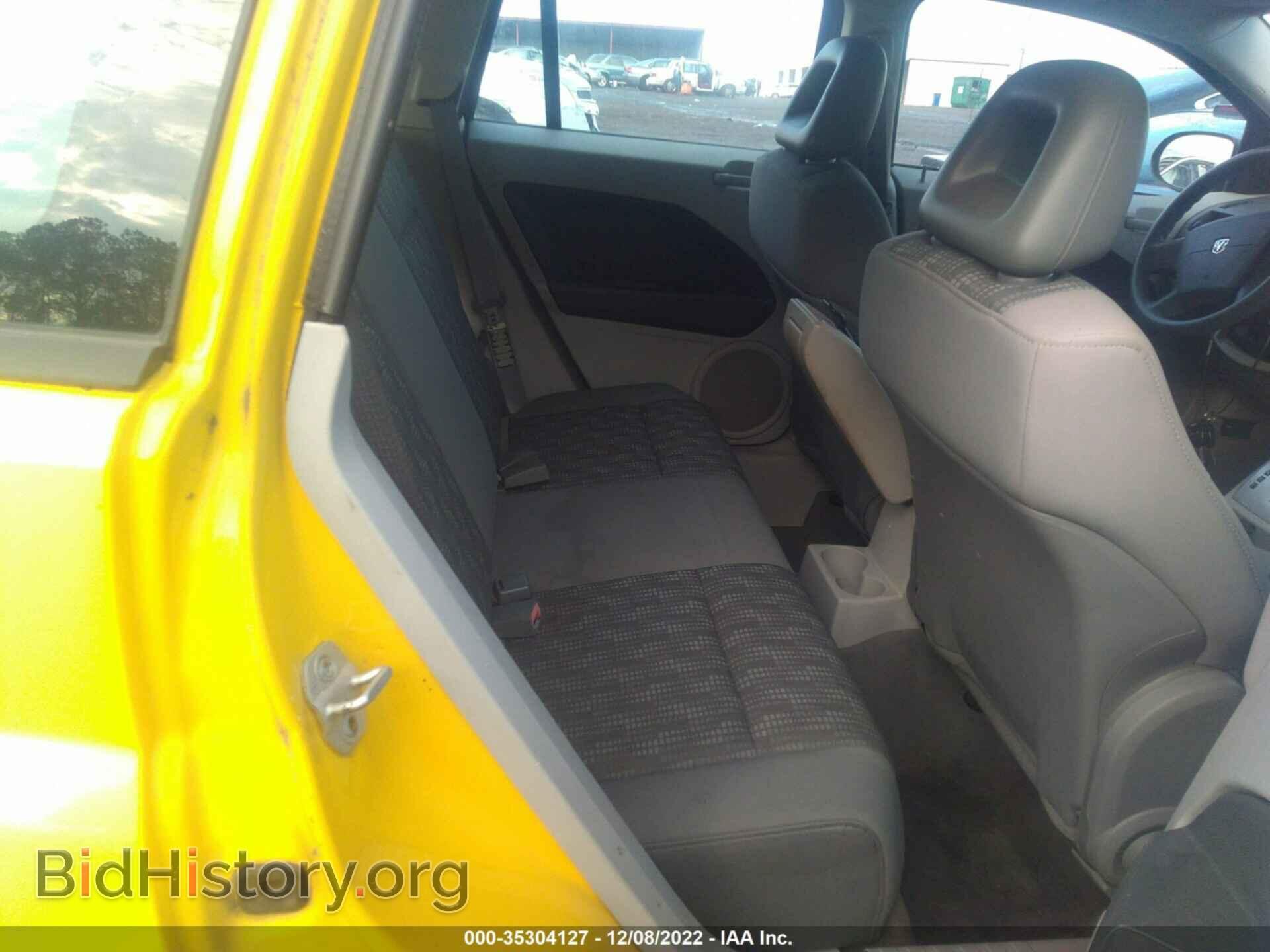 2007 DODGE CALIBER - VIN: 1B3HB48B27D541257 - Фото 8