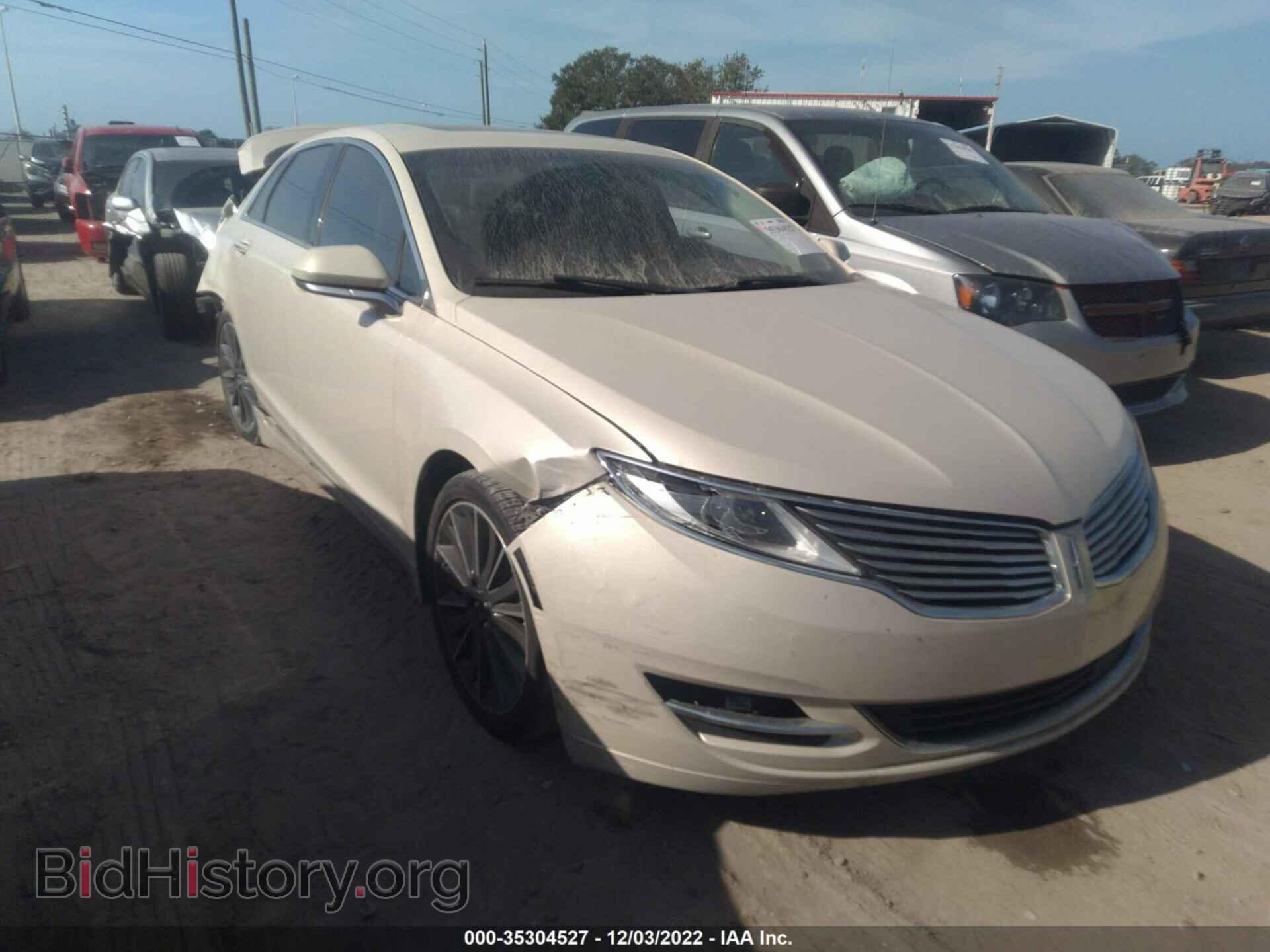 Фотография 3LN6L2LU5GR626919 - LINCOLN MKZ 2016
