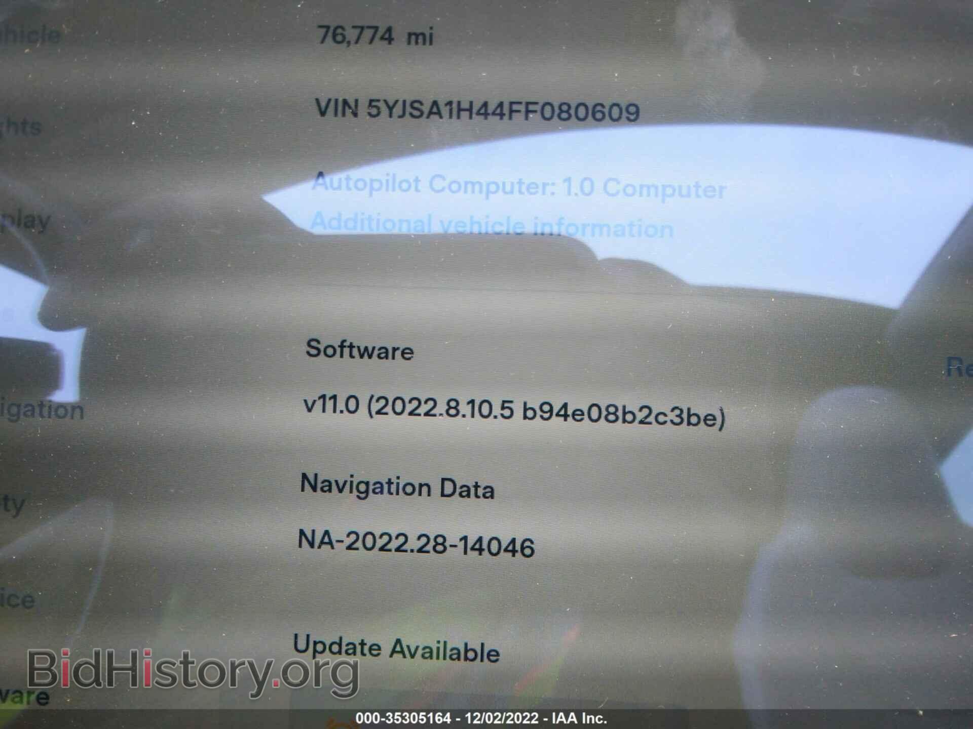 2015 TESLA MODEL S - VIN: 5YJSA1H44FF080609 - Photo 7
