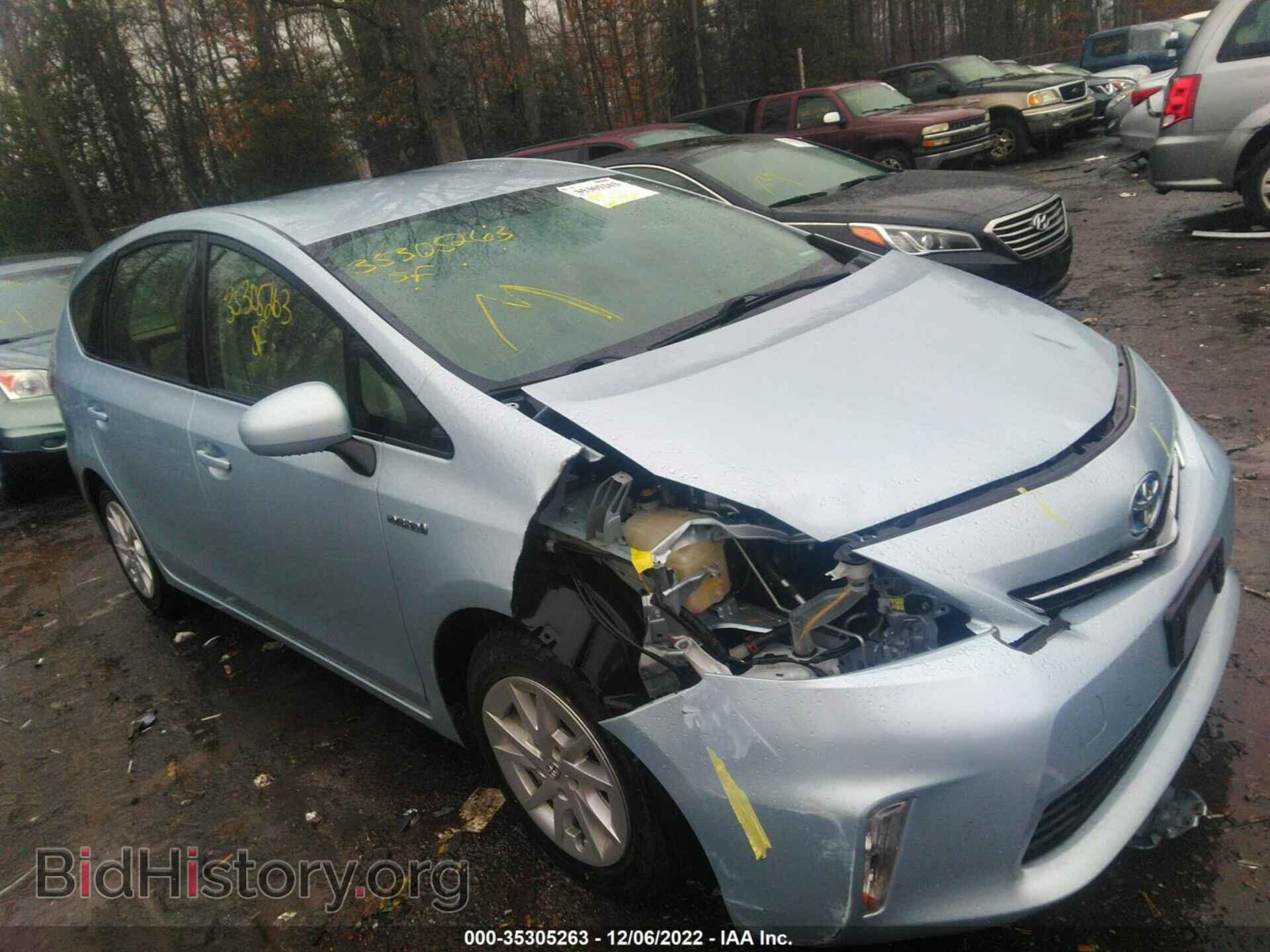 Photo JTDZN3EU1D3264290 - TOYOTA PRIUS V 2013