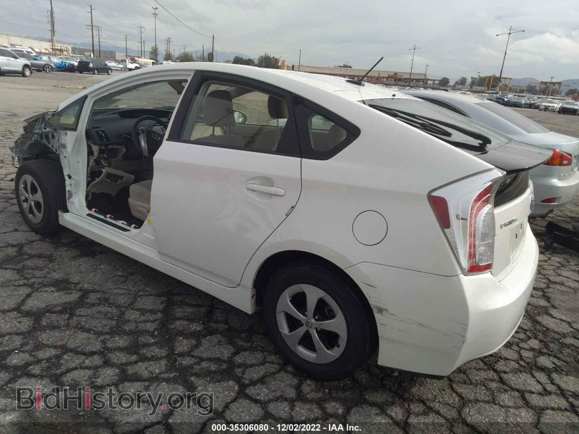 2014 TOYOTA PRIUS - VIN: JTDKN3DU0E1753635 - Фото 3