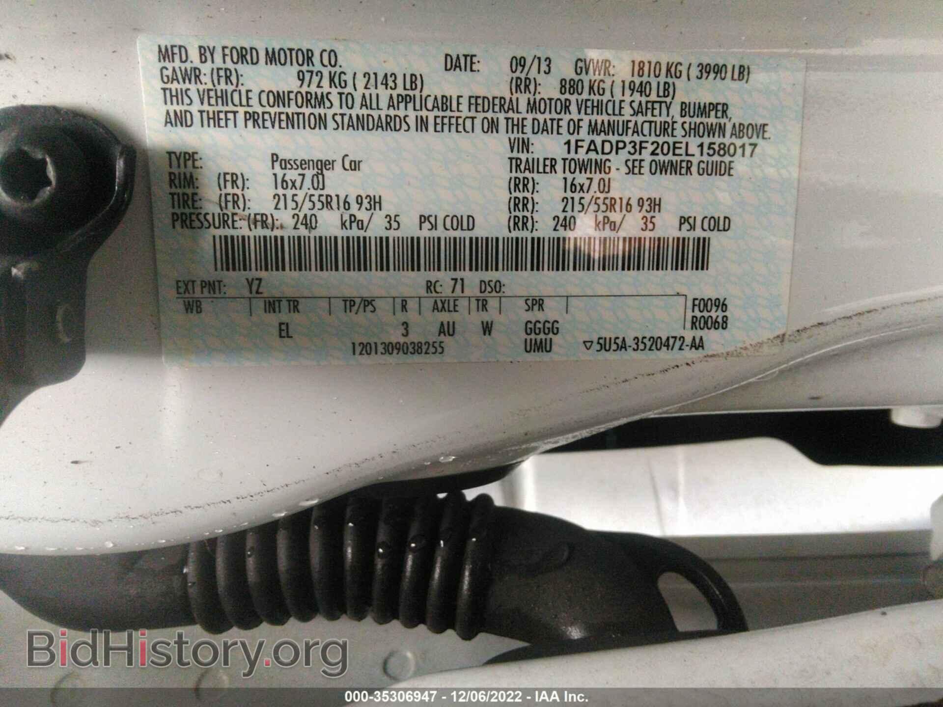 2014 FORD FOCUS - VIN: 1FADP3F20EL158017 - Photo 9