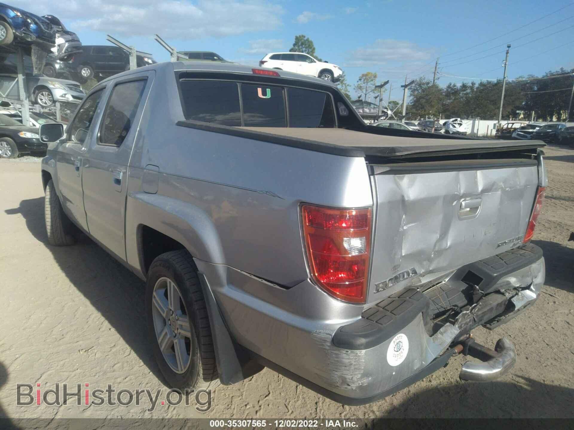 2011 HONDA RIDGELINE - VIN: 5FPYK1F59BB452790 - Фото 3