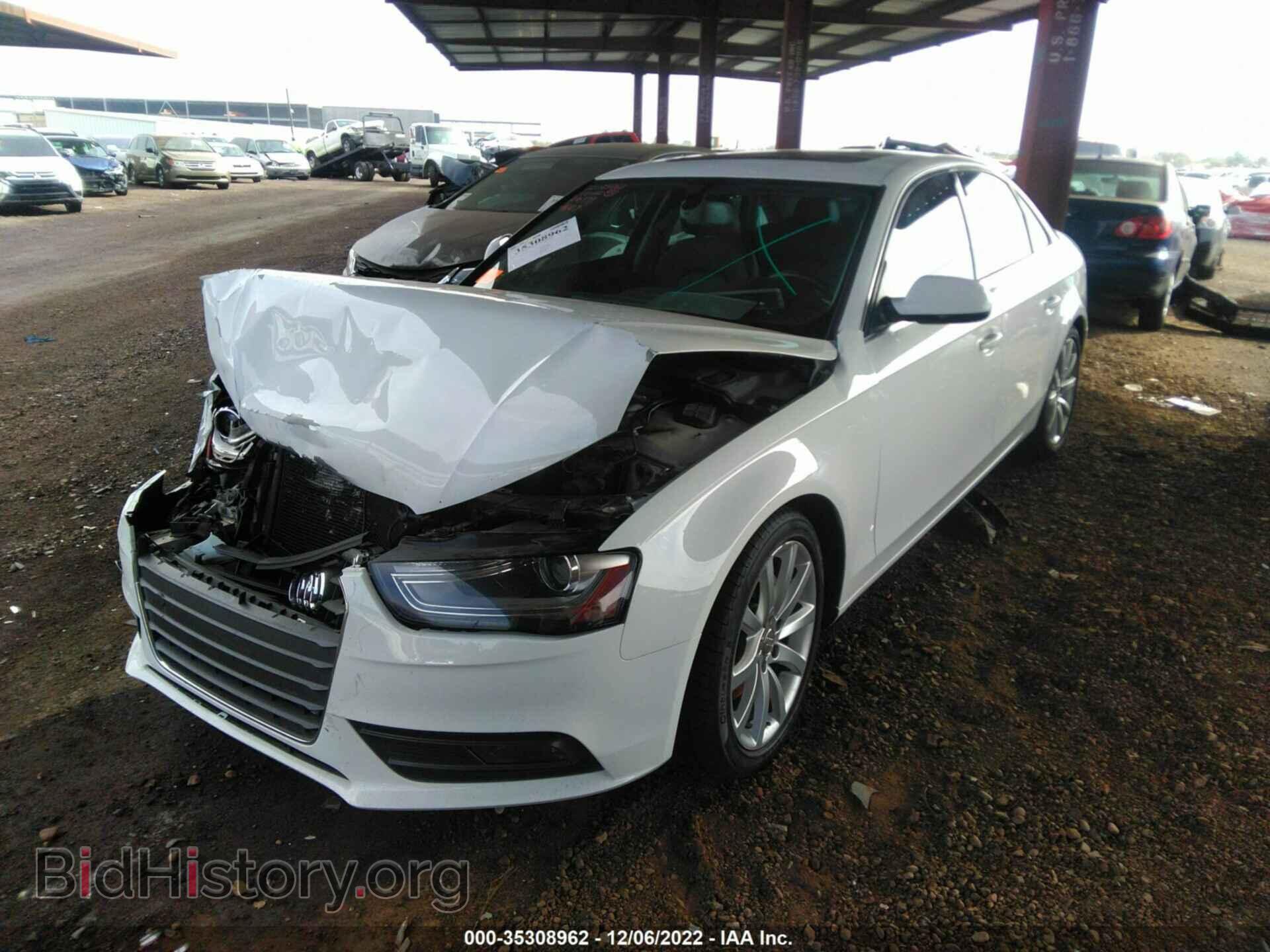 2013 AUDI A4 - VIN: WAUEFAFL0DN009007 - Photo 2
