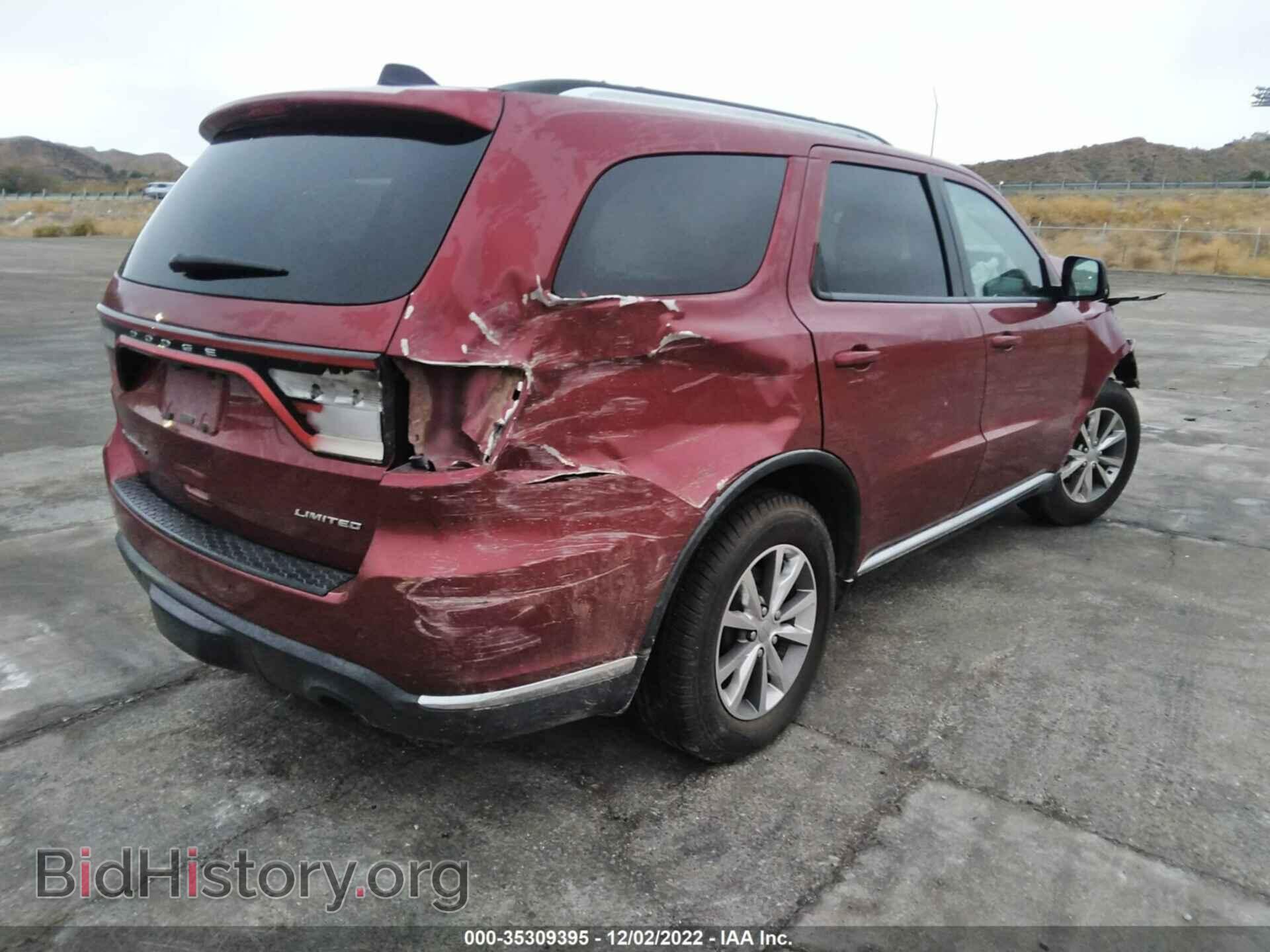 2015 DODGE DURANGO - VIN: 1C4RDHDG9FC169281 - Photo 4