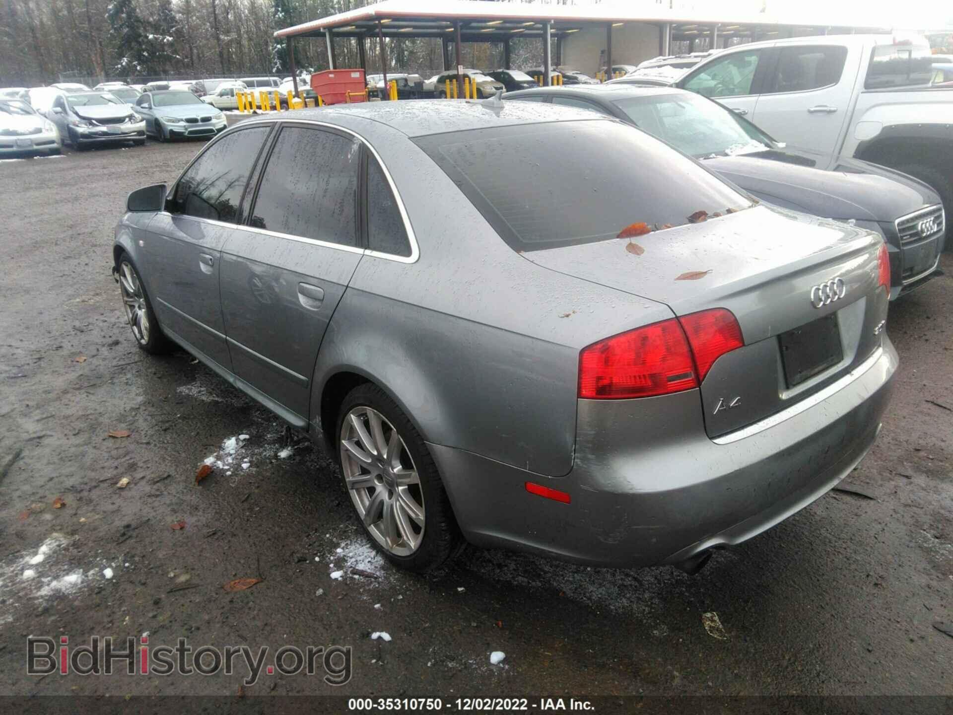 2008 AUDI A4 - VIN: WAUAF78E48A144049 - Фото 3