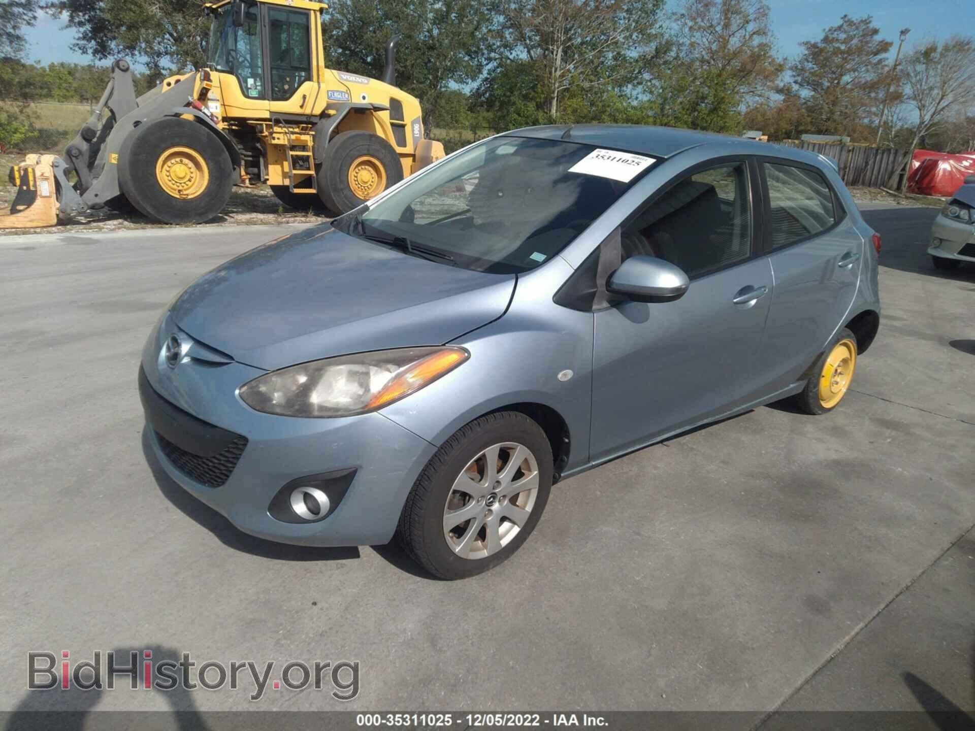 2013 MAZDA MAZDA2 - VIN: JM1DE1LY6D0165468 - Фото 2
