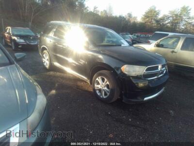 2012 Dodge DURANGO Crew, black — VIN 1C4RDHDG4CC158409, IAAI